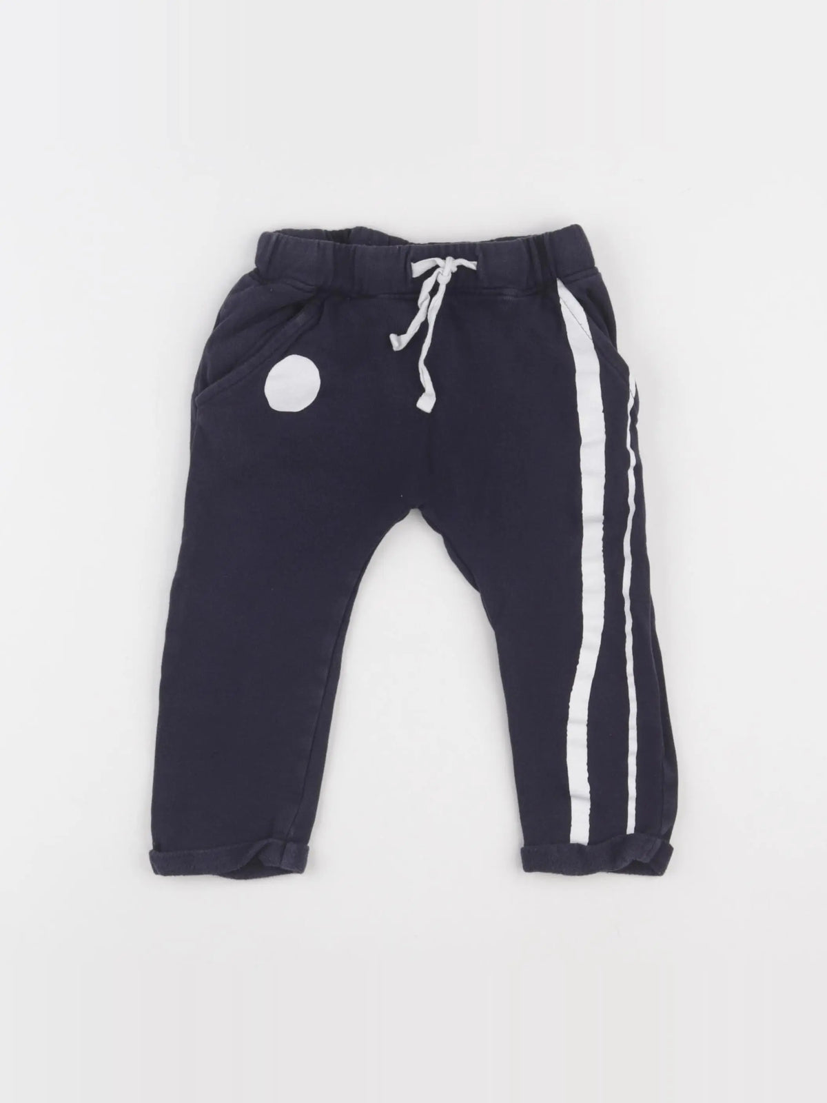 Monoprix - jogging bleu - 12/18 mois