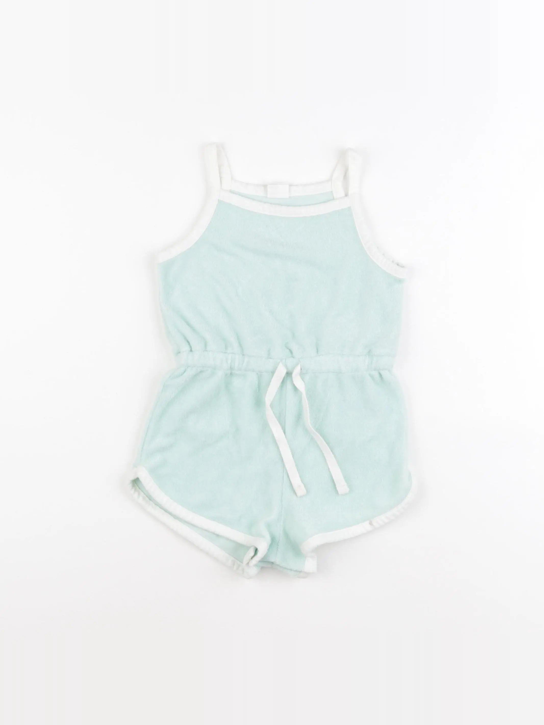 H&M - combinaison vert - 9/12 mois