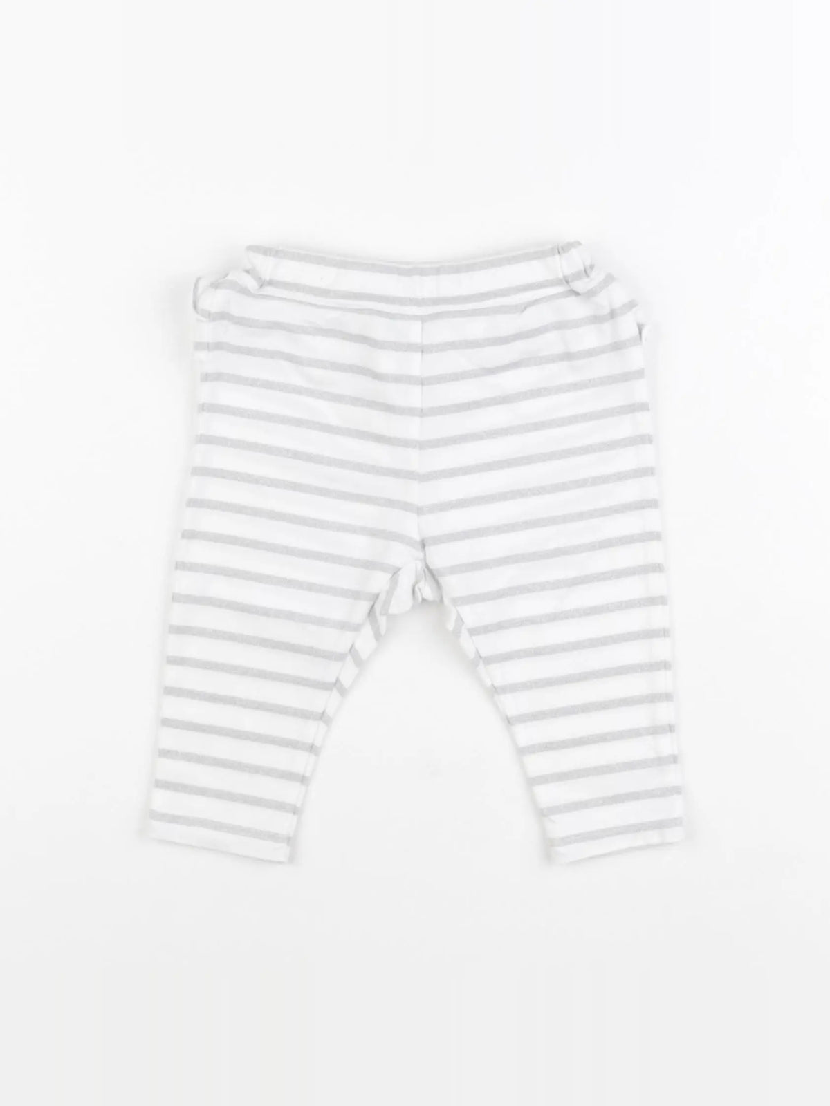 Absorba - legging volants au dos blanc, argent - 6 mois