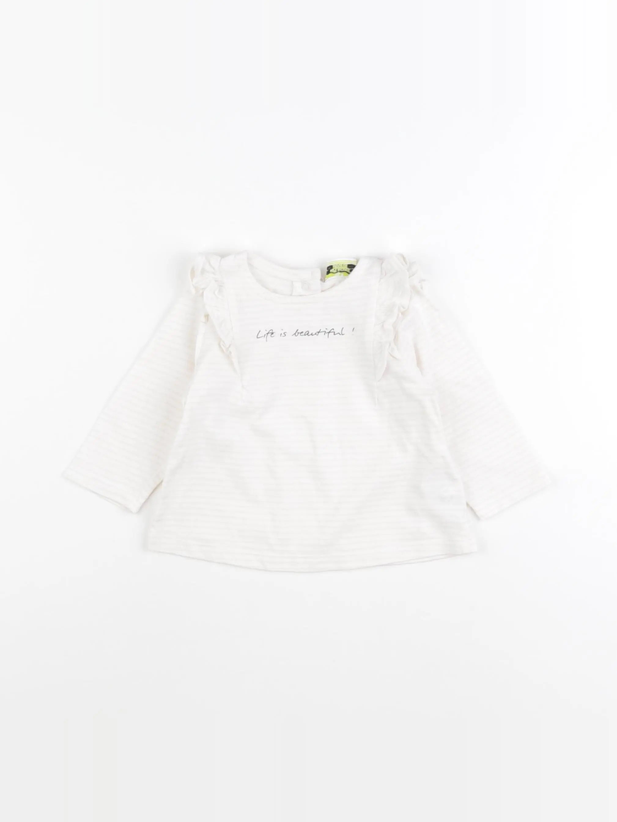 Tape à l'oeil - tee-shirt blanc - 6 mois