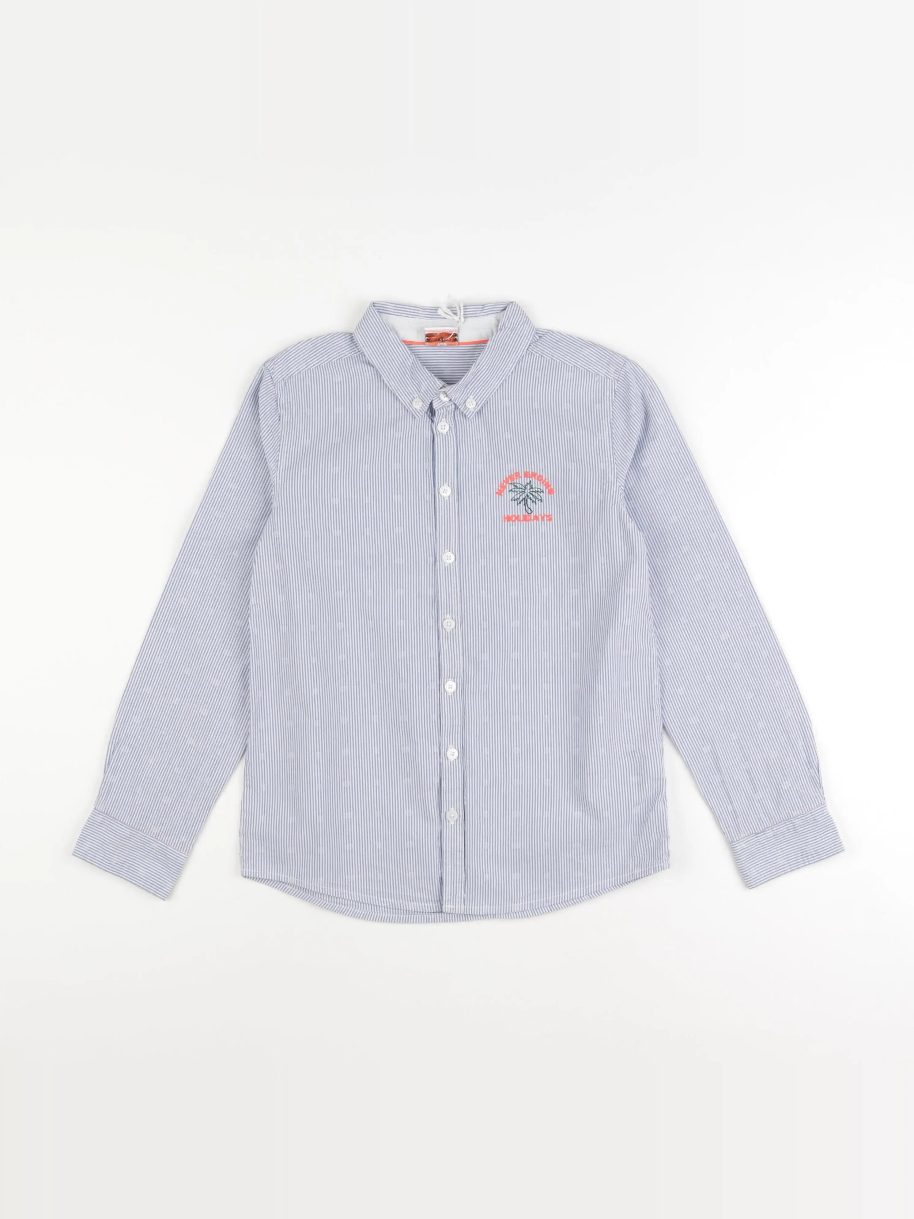 Tape à l'oeil - chemise bleu - 10 ans