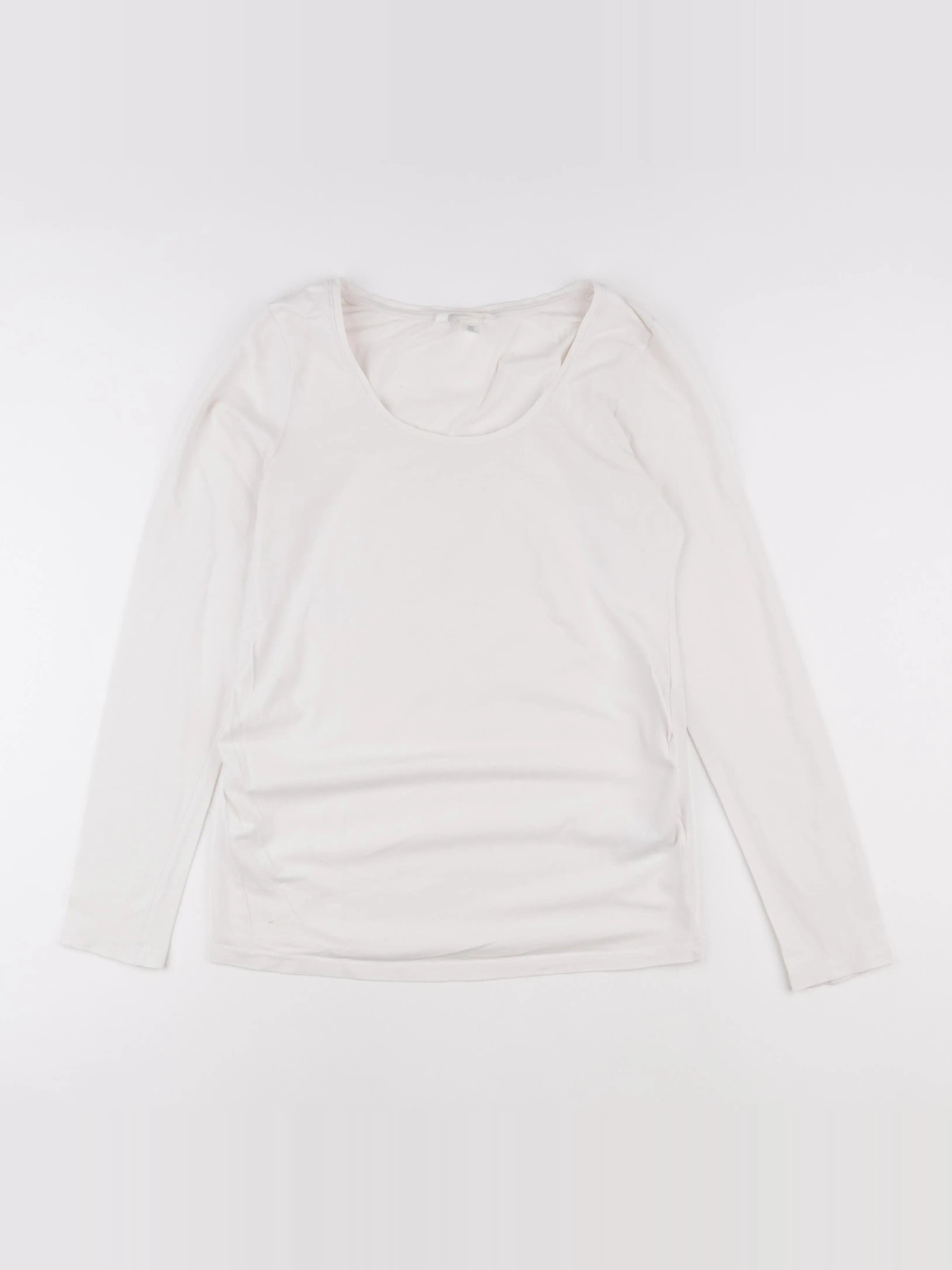 H&M - tee-shirt grossesse blanc - 36 à 38