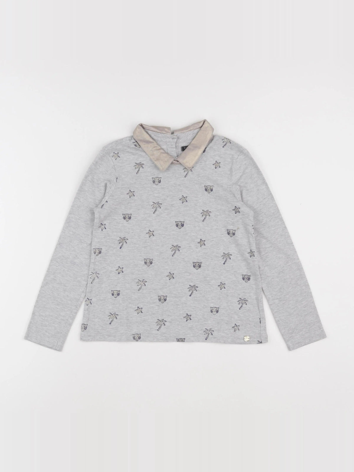 IKKS - tee-shirt gris - 6 ans