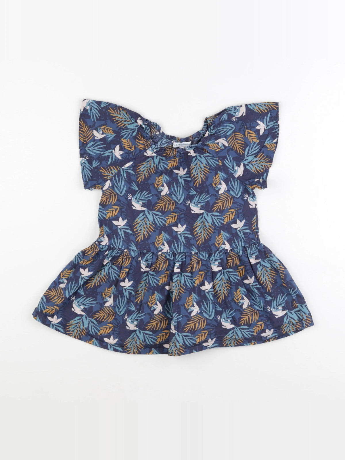 Vertbaudet - robe bleu - 3 ans