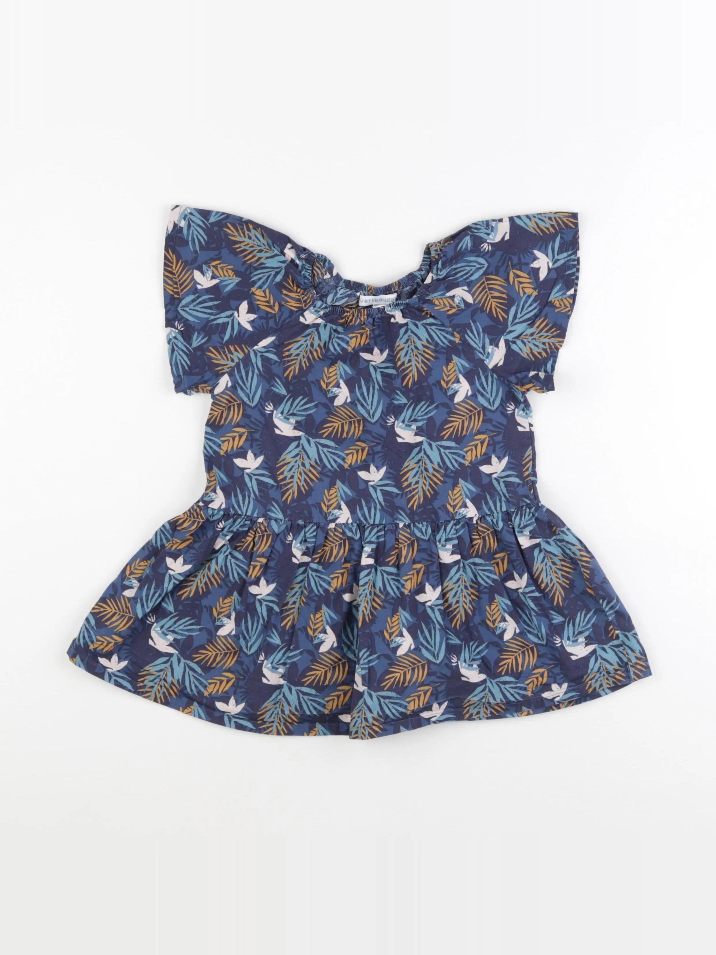Vertbaudet - robe bleu - 3 ans