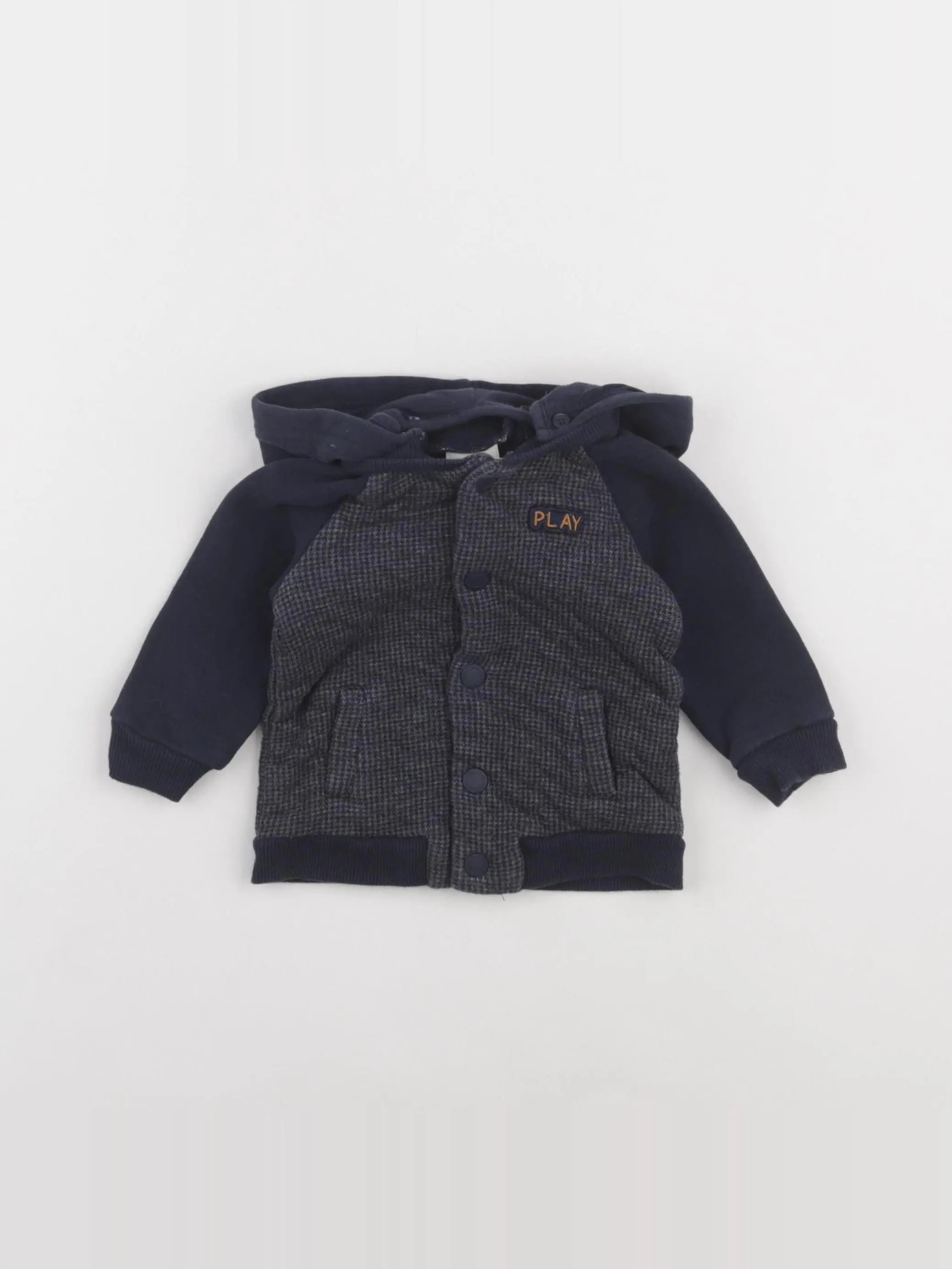 Tape à l'oeil - sweat bleu - 6 mois