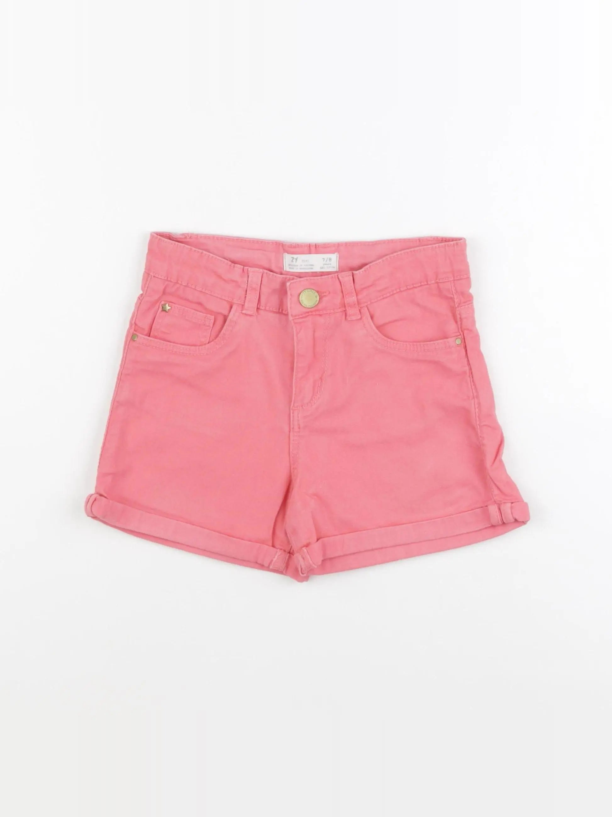 Zippy - short rose - 7/8 ans