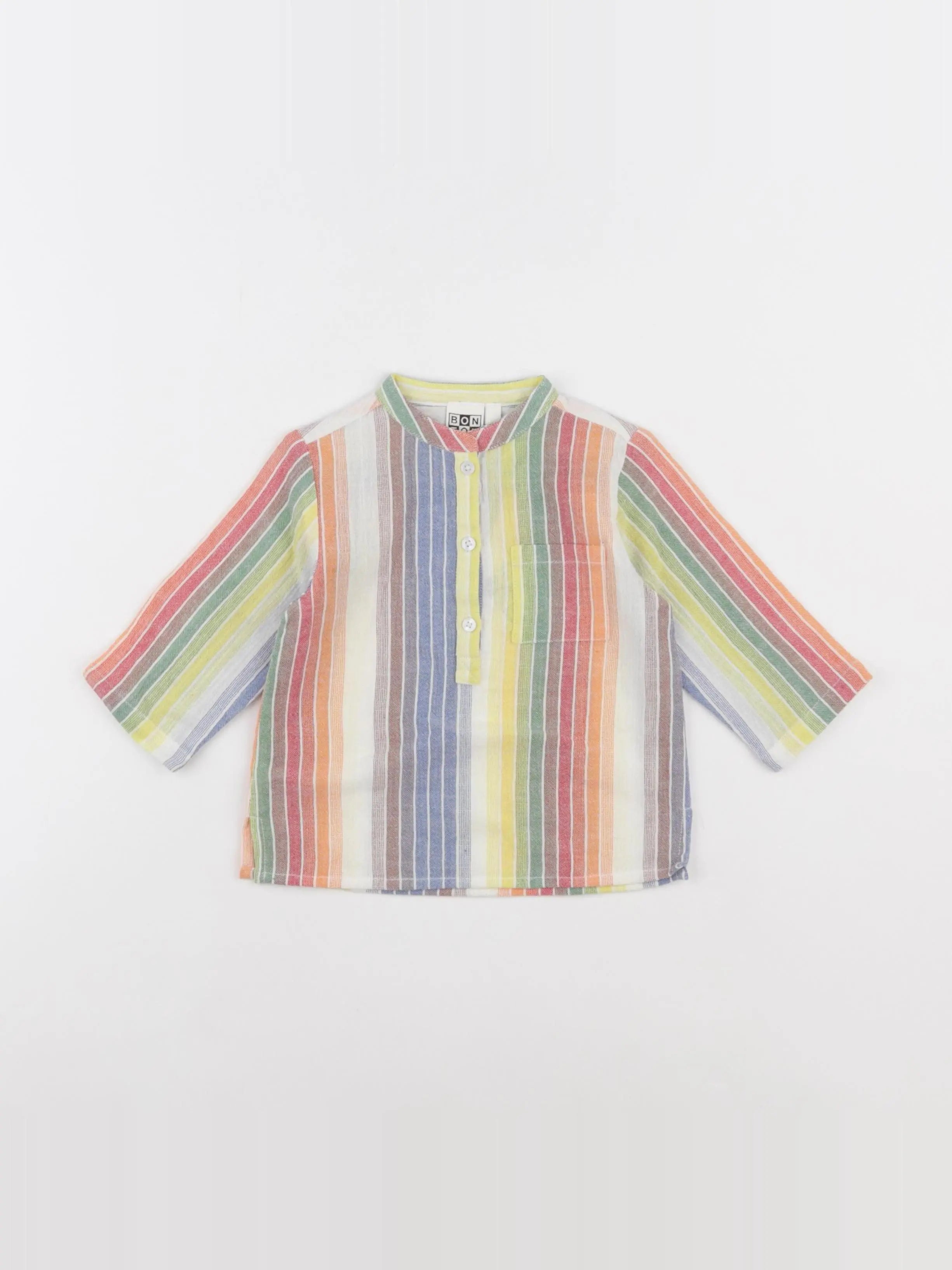 Bonton - chemise multicolore - 6 mois