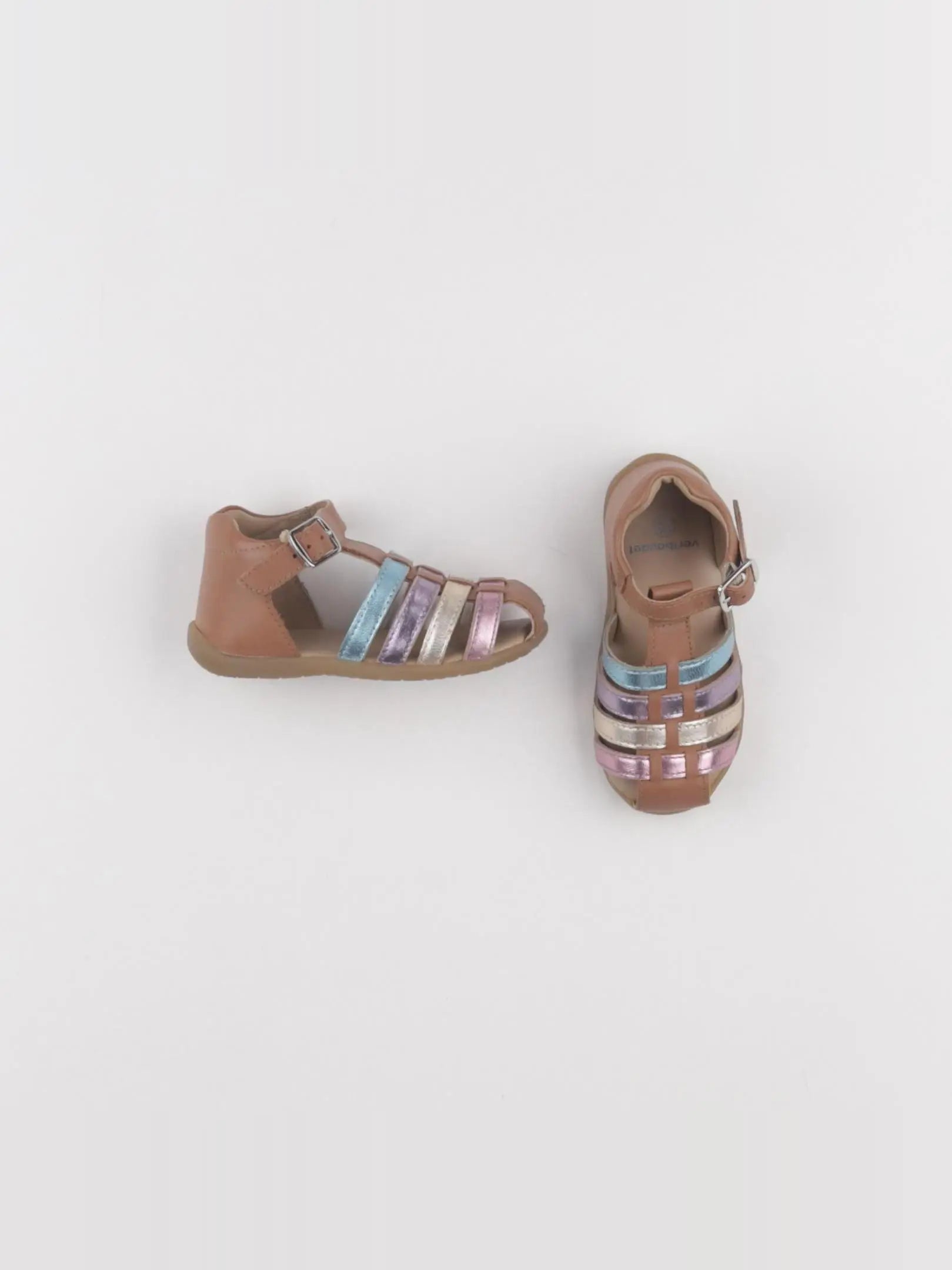 Vertbaudet - sandales marron - pointure 22