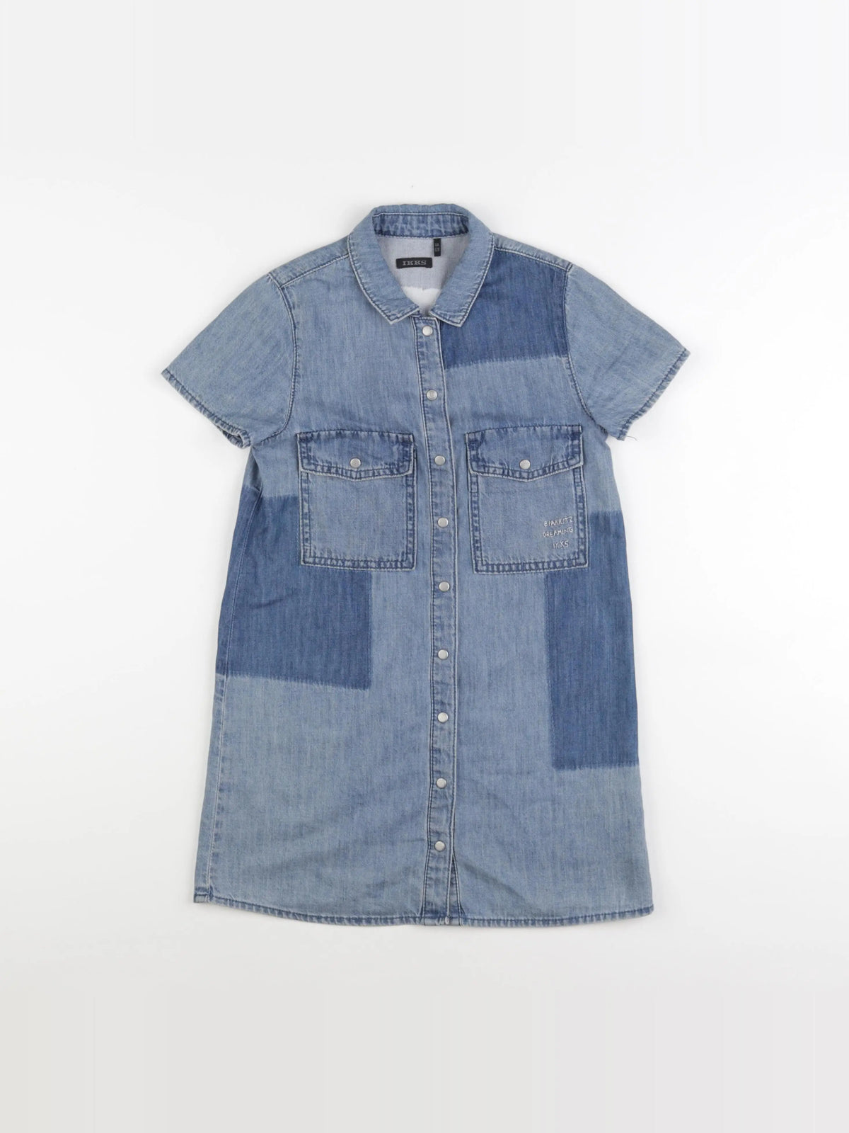 IKKS - robe bleu - 8 ans