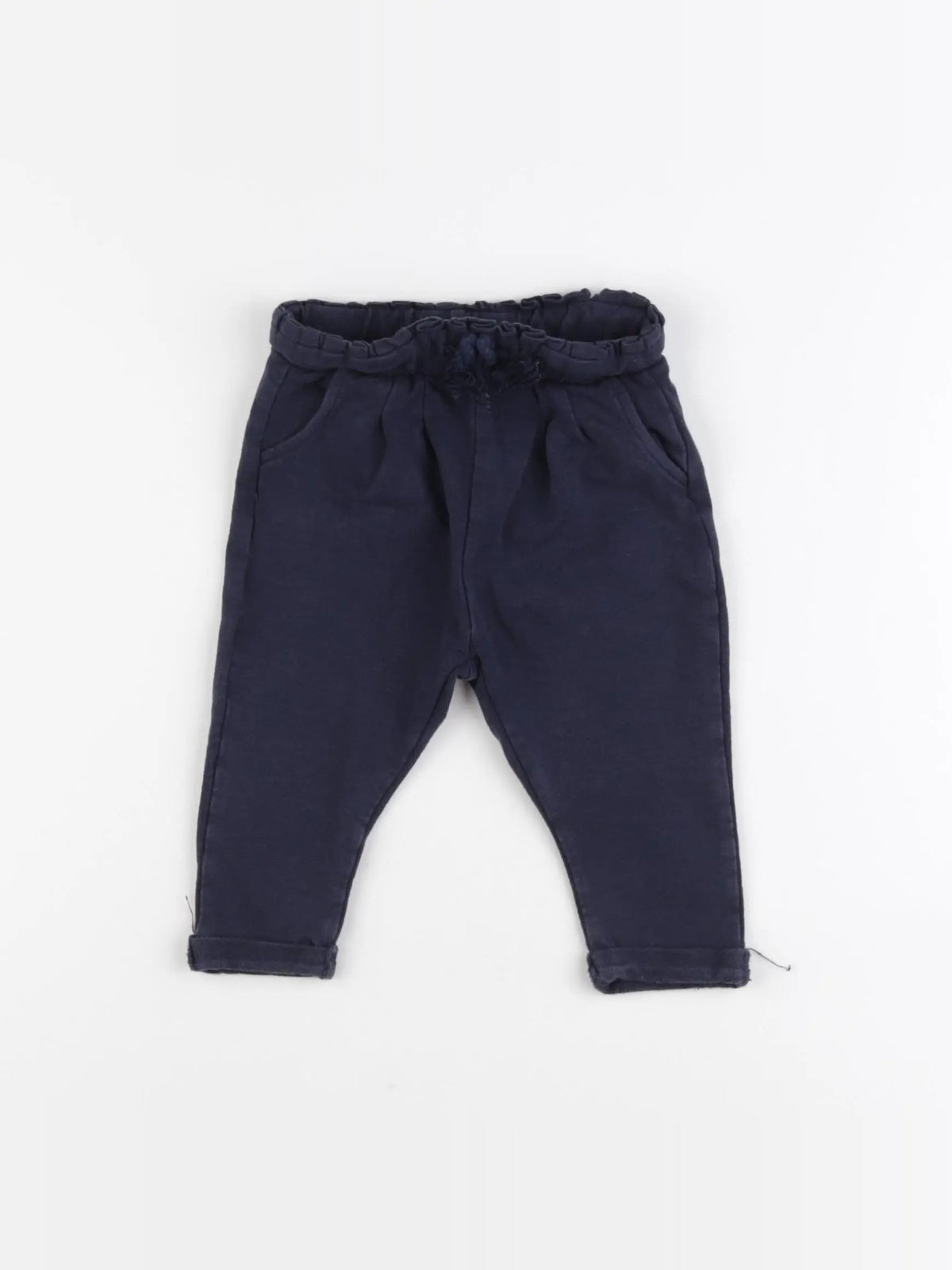 Zara - jogging bleu - 6/9 mois