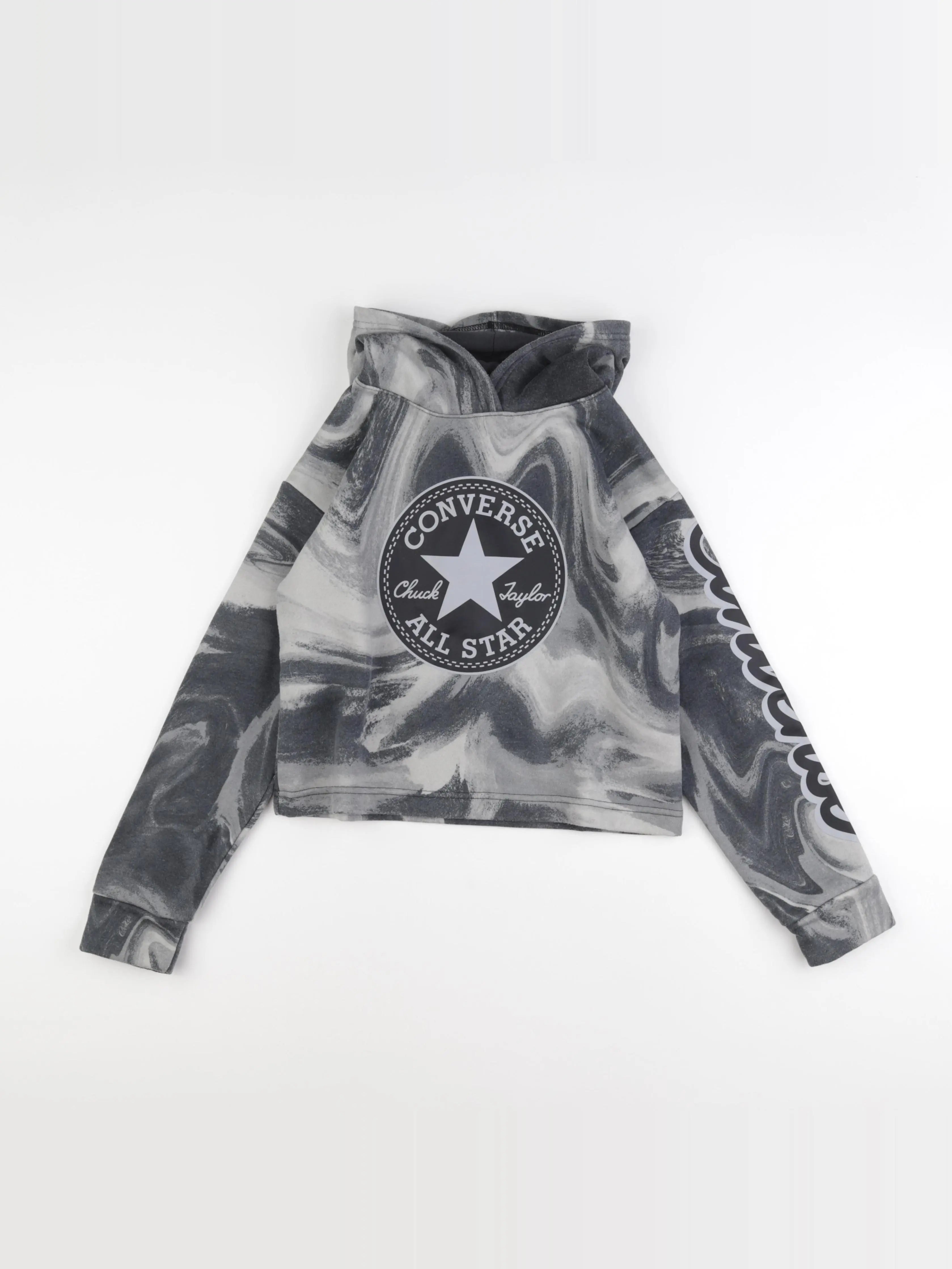 Converse - sweat gris - 10/12 ans
