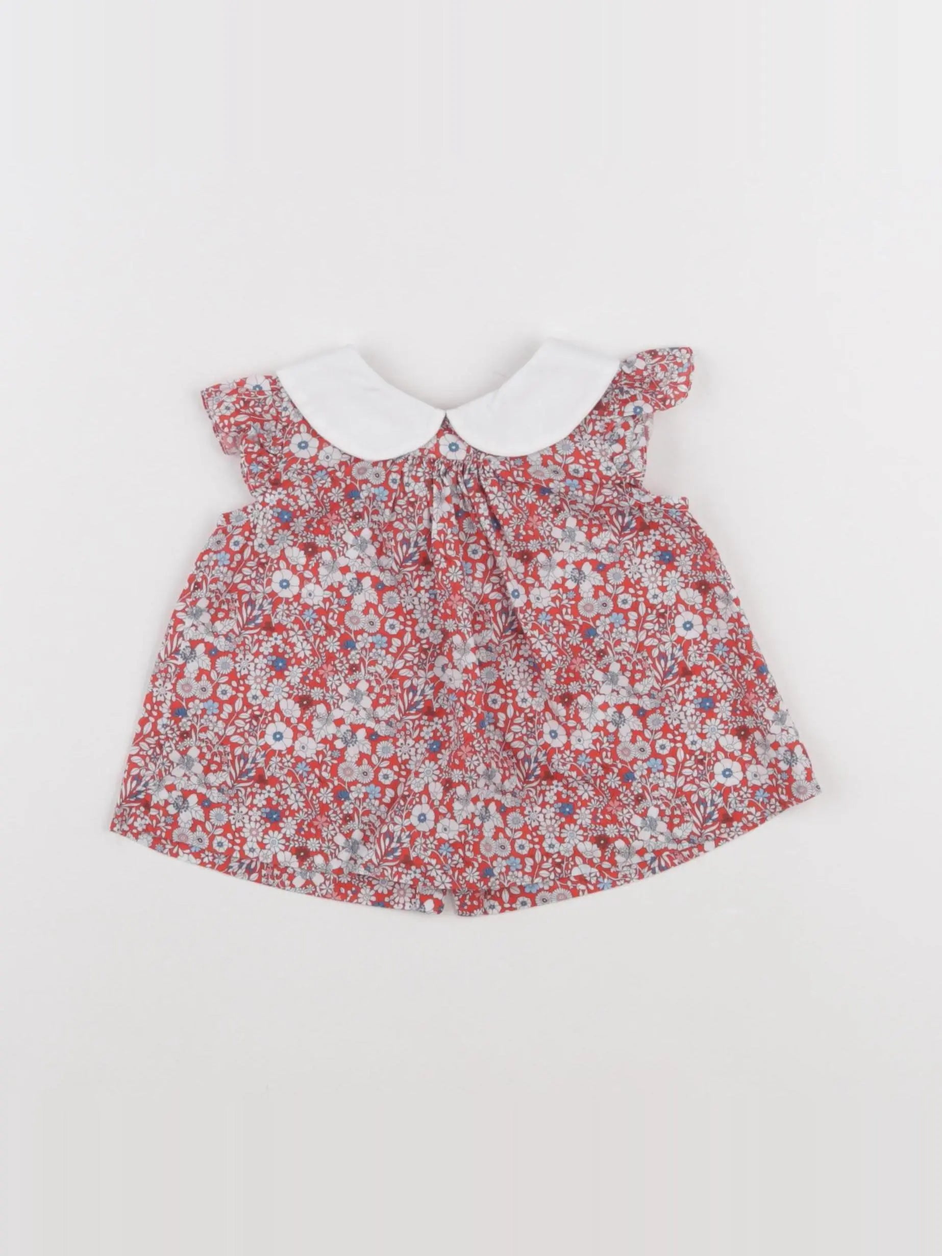 Jacadi - blouse liberty multicolore - 6 mois