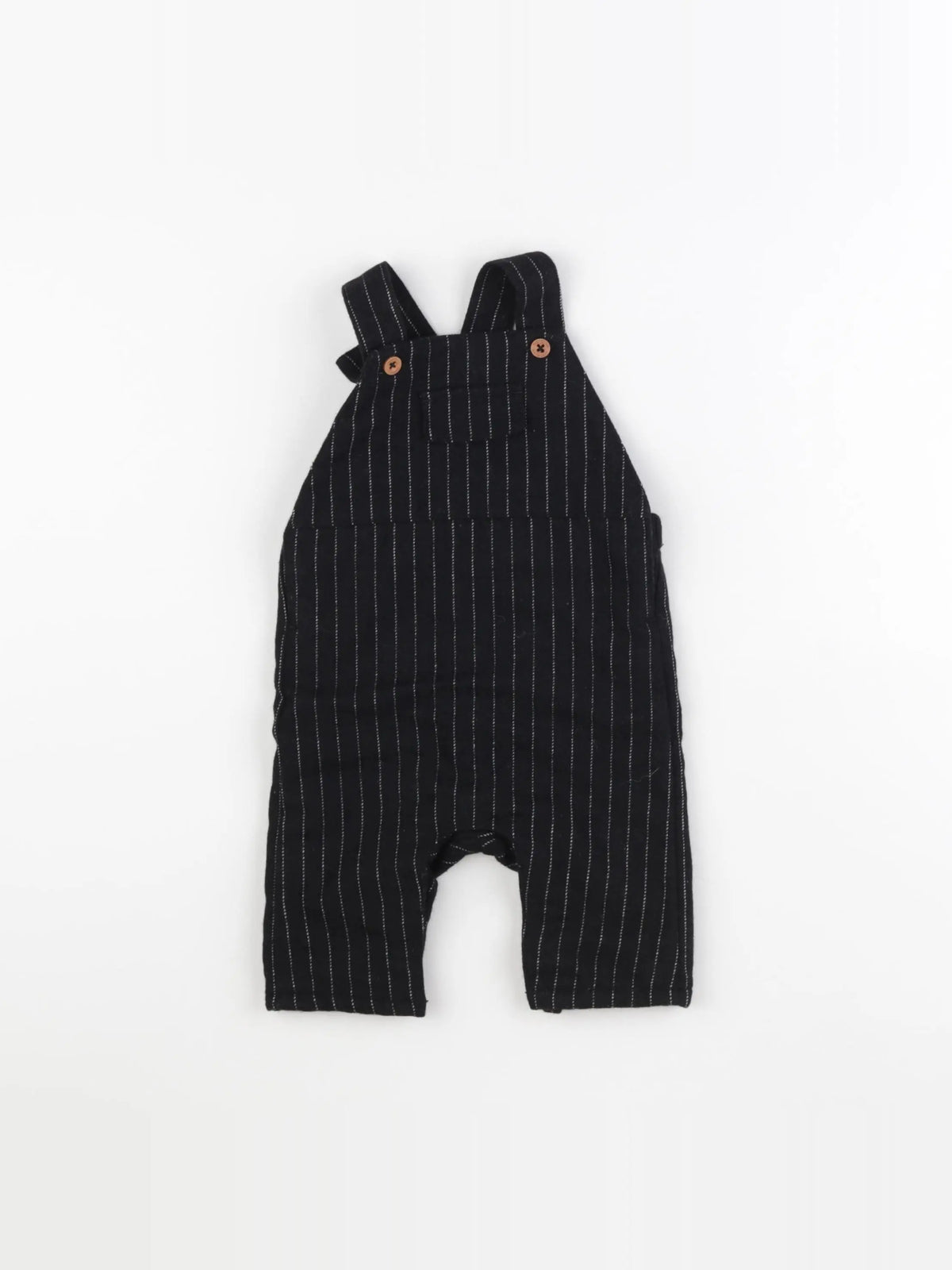 Natalys - salopette doublé noir - 3 mois