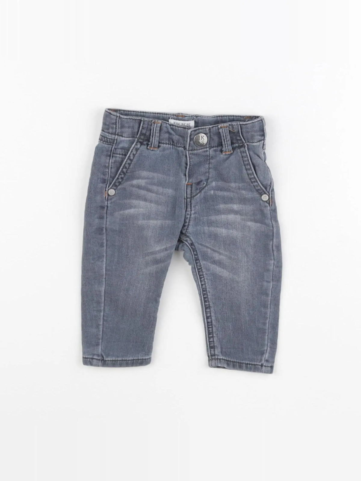 IKKS - jean gris - 3 mois