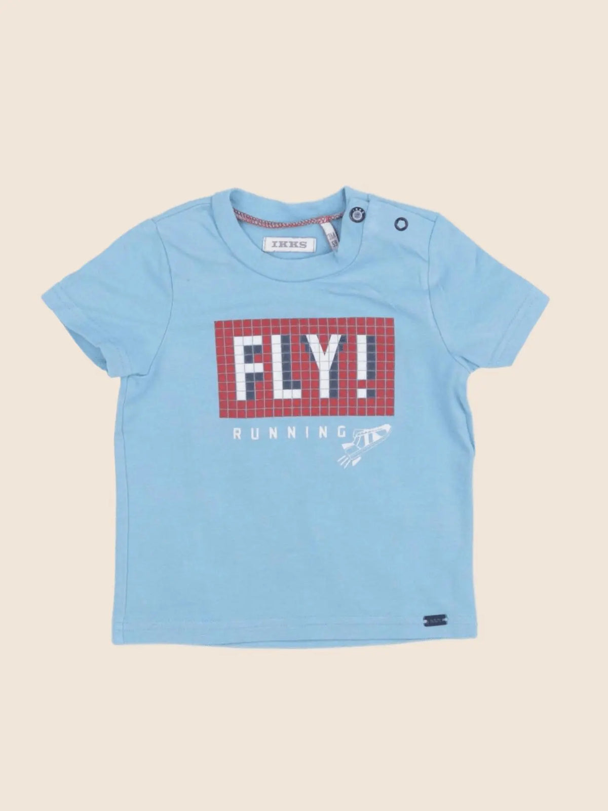 IKKS - tee-shirt bleu - 3 mois
