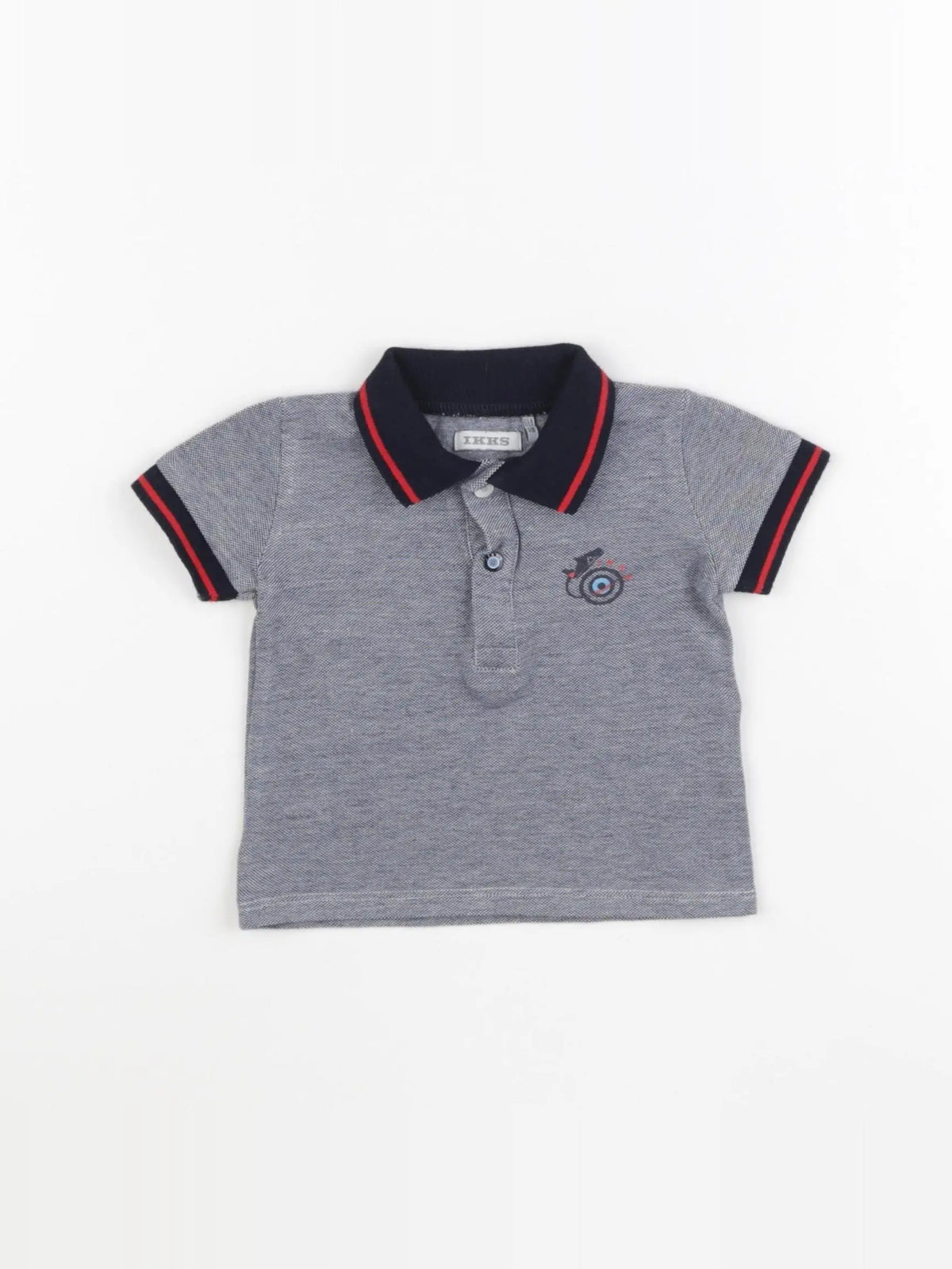 IKKS - polo gris - 6 mois