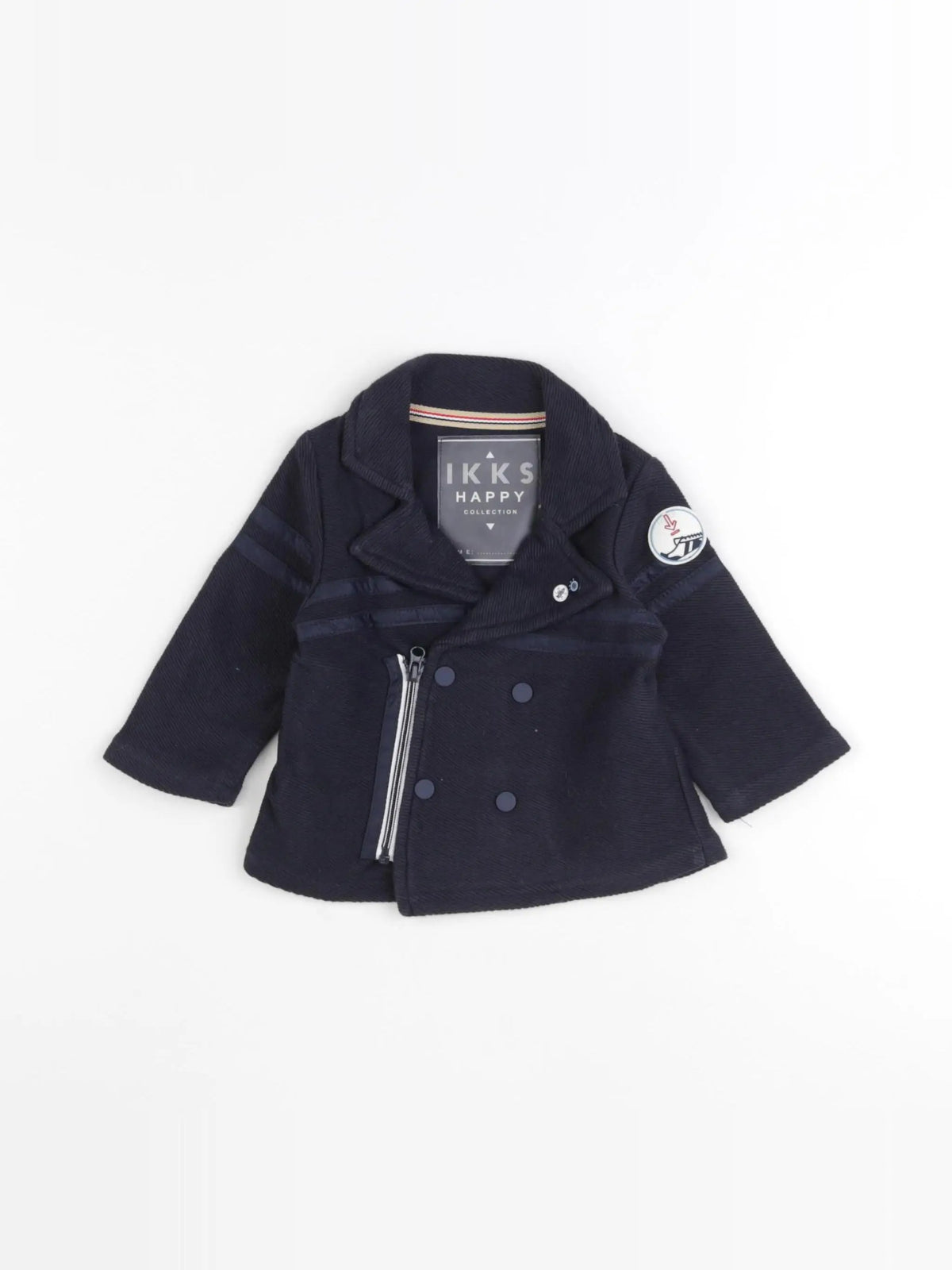 IKKS - veste bleu - 3 mois