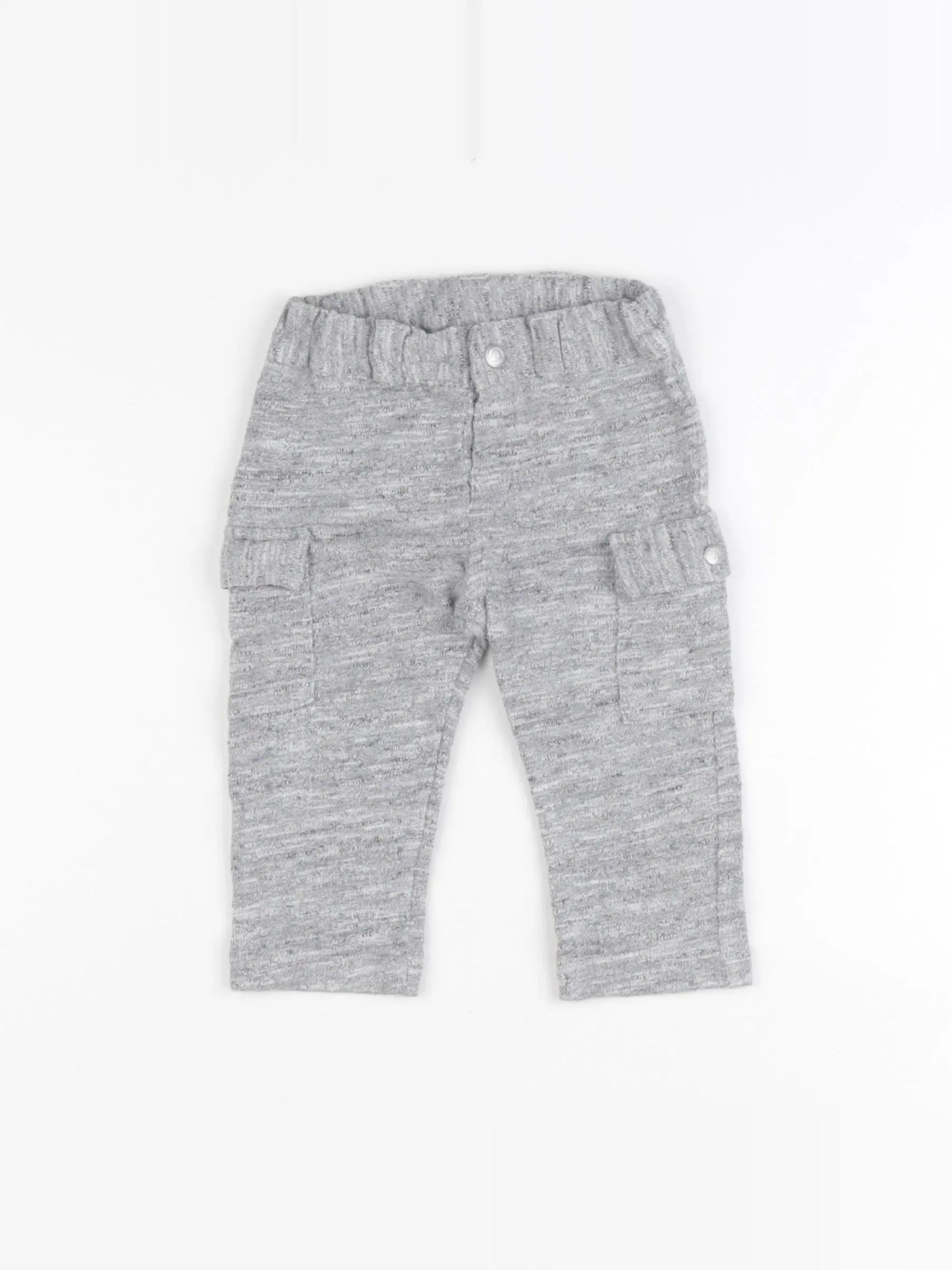 Petit Bateau - pantalon gris - 12 mois