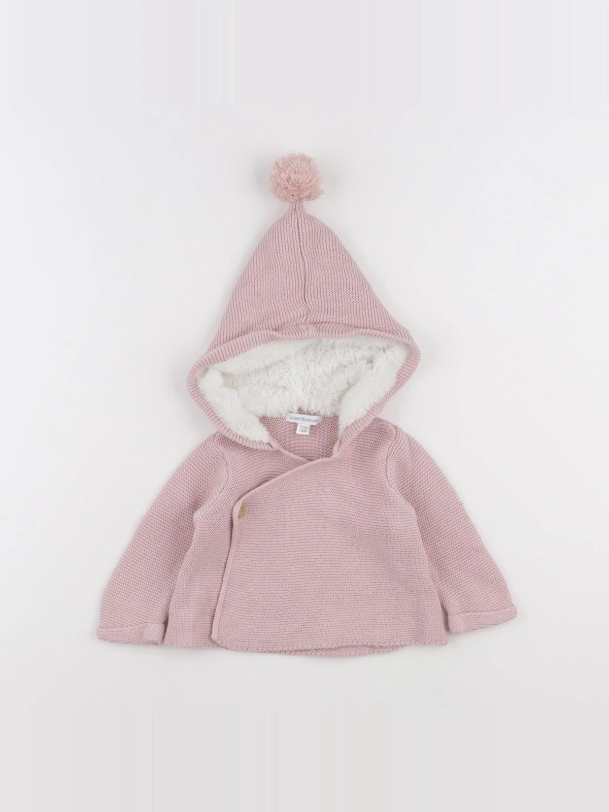 Vertbaudet - gilet rose - 6 mois