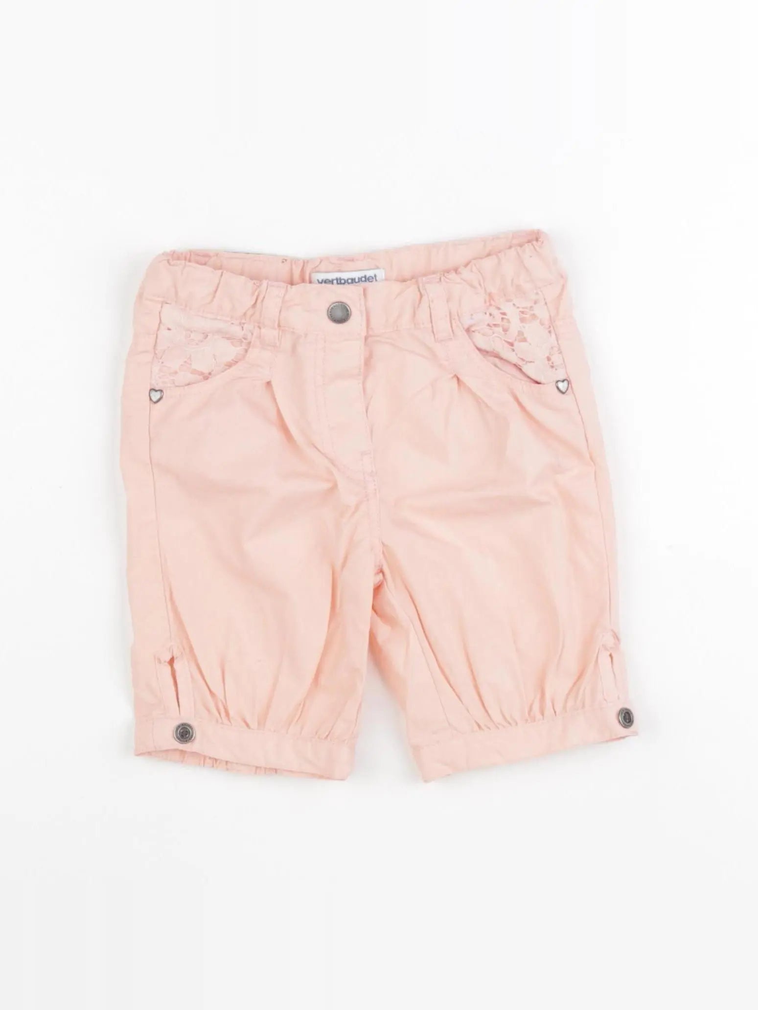 Vertbaudet - short rose - 24 mois