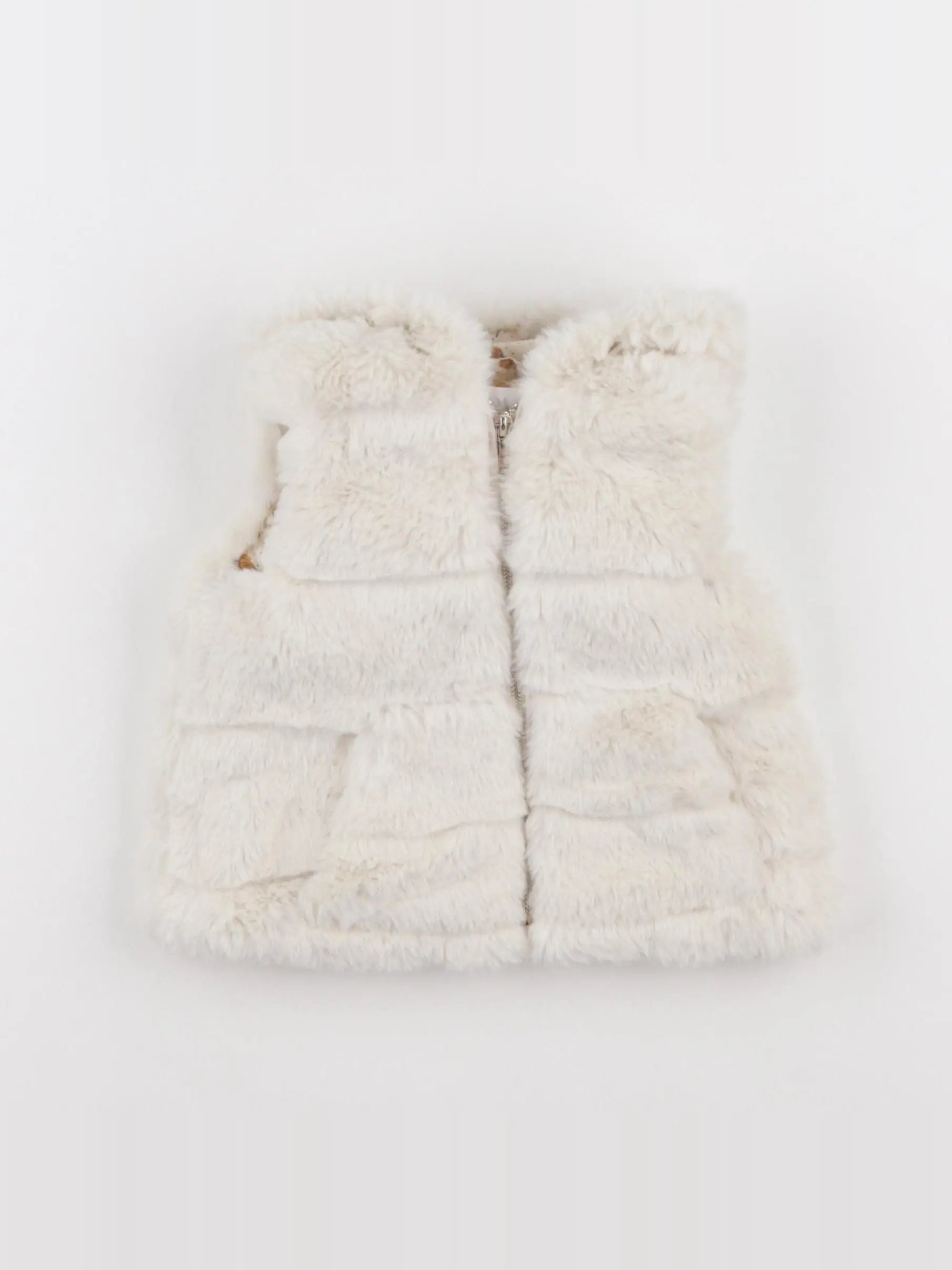 Zara - doudoune beige - 6/9 mois