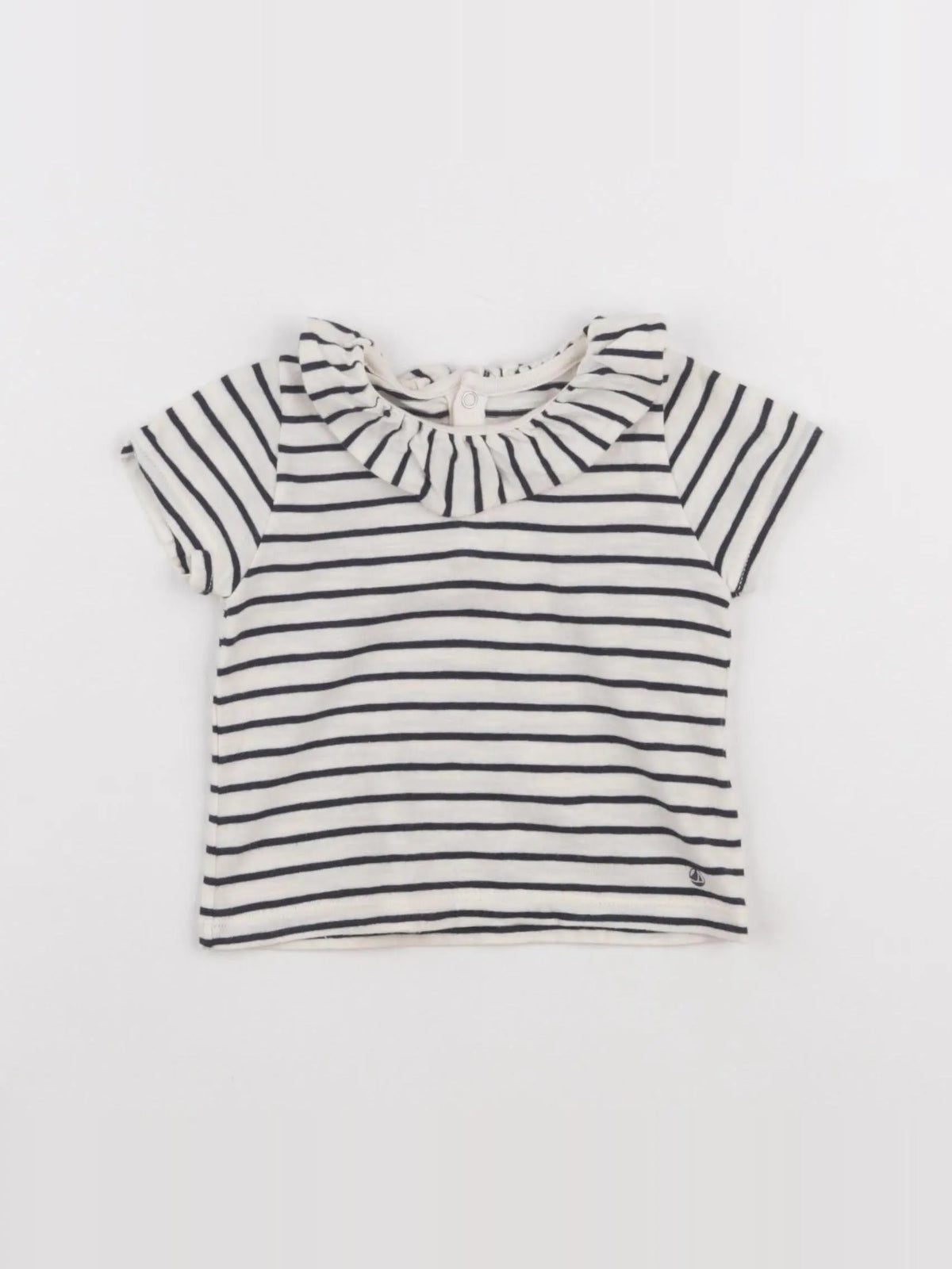 Petit Bateau - tee-shirt beige - 6 mois