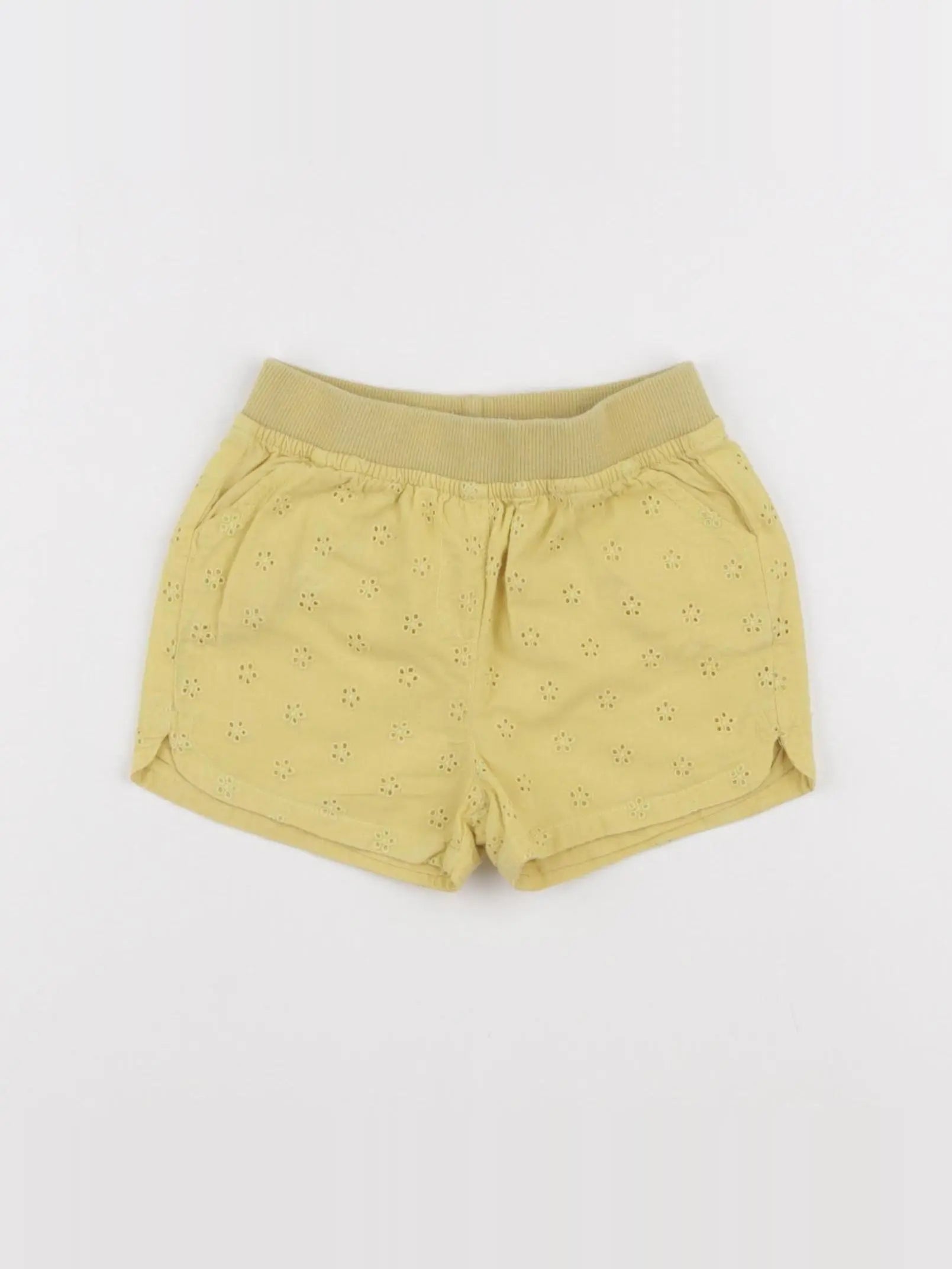 Vertbaudet - short jaune - 24 mois