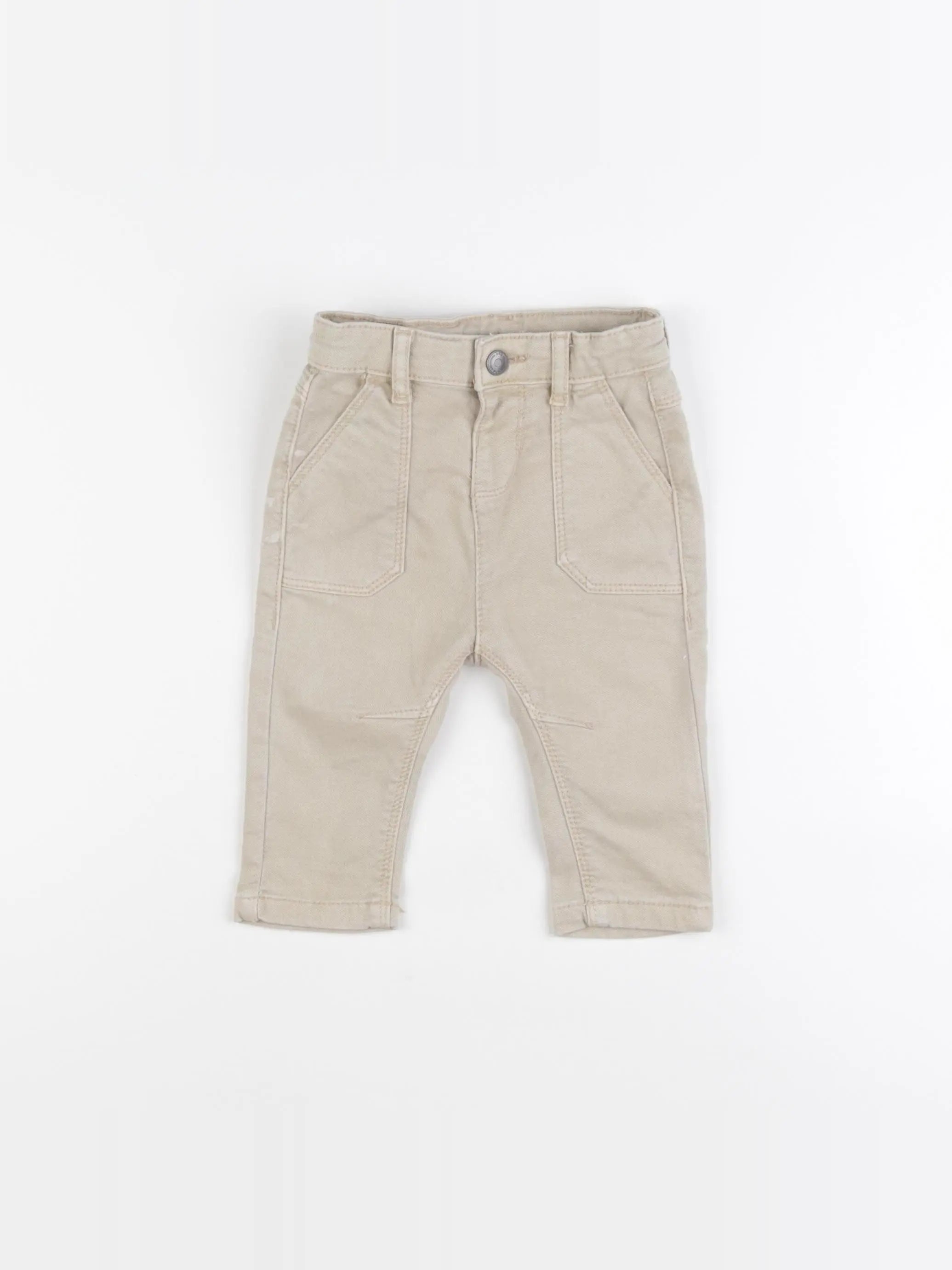 Tape à l'oeil - pantalon beige - 6 mois