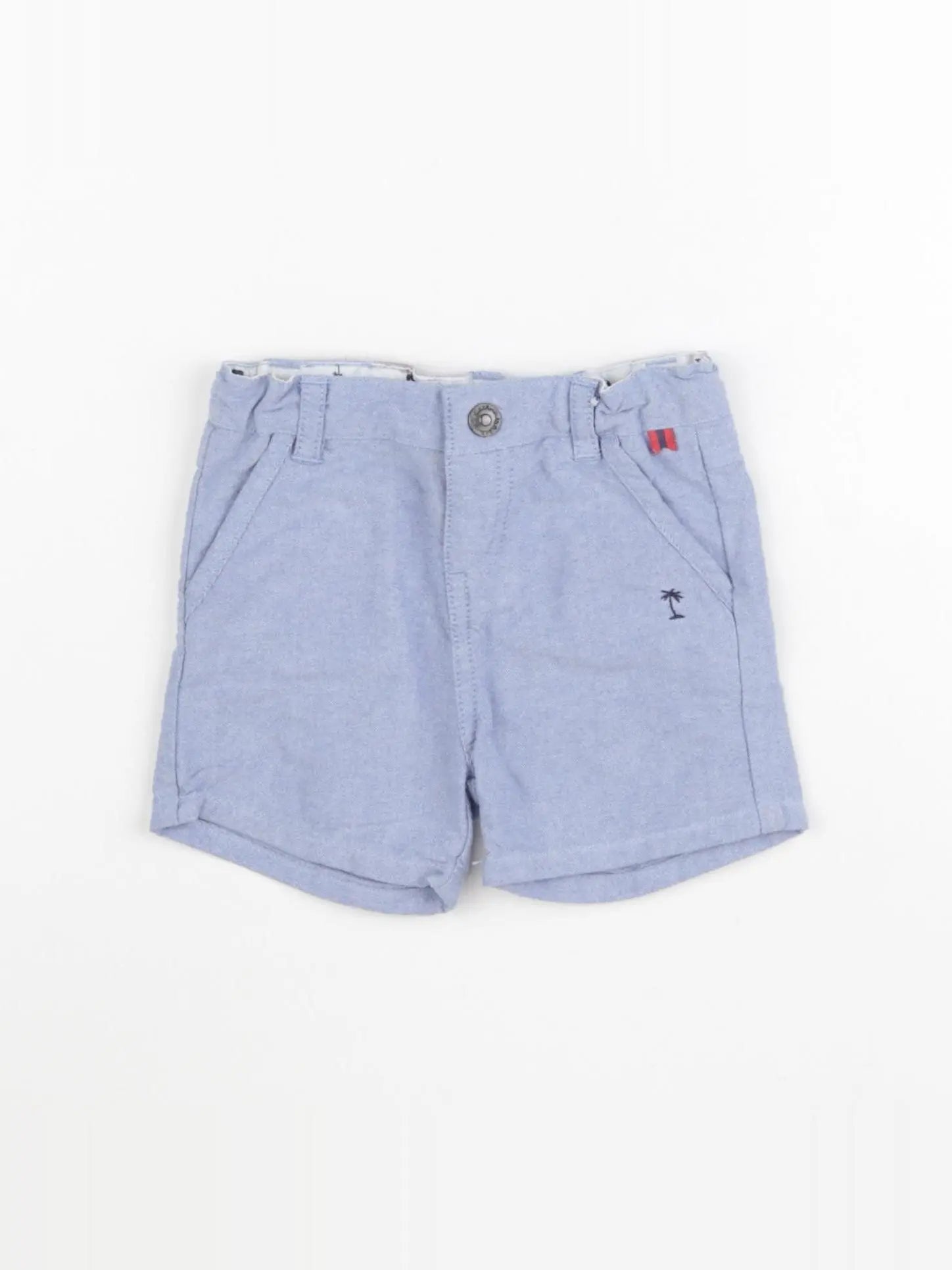 Cadet Rousselle - short bleu - 6 mois