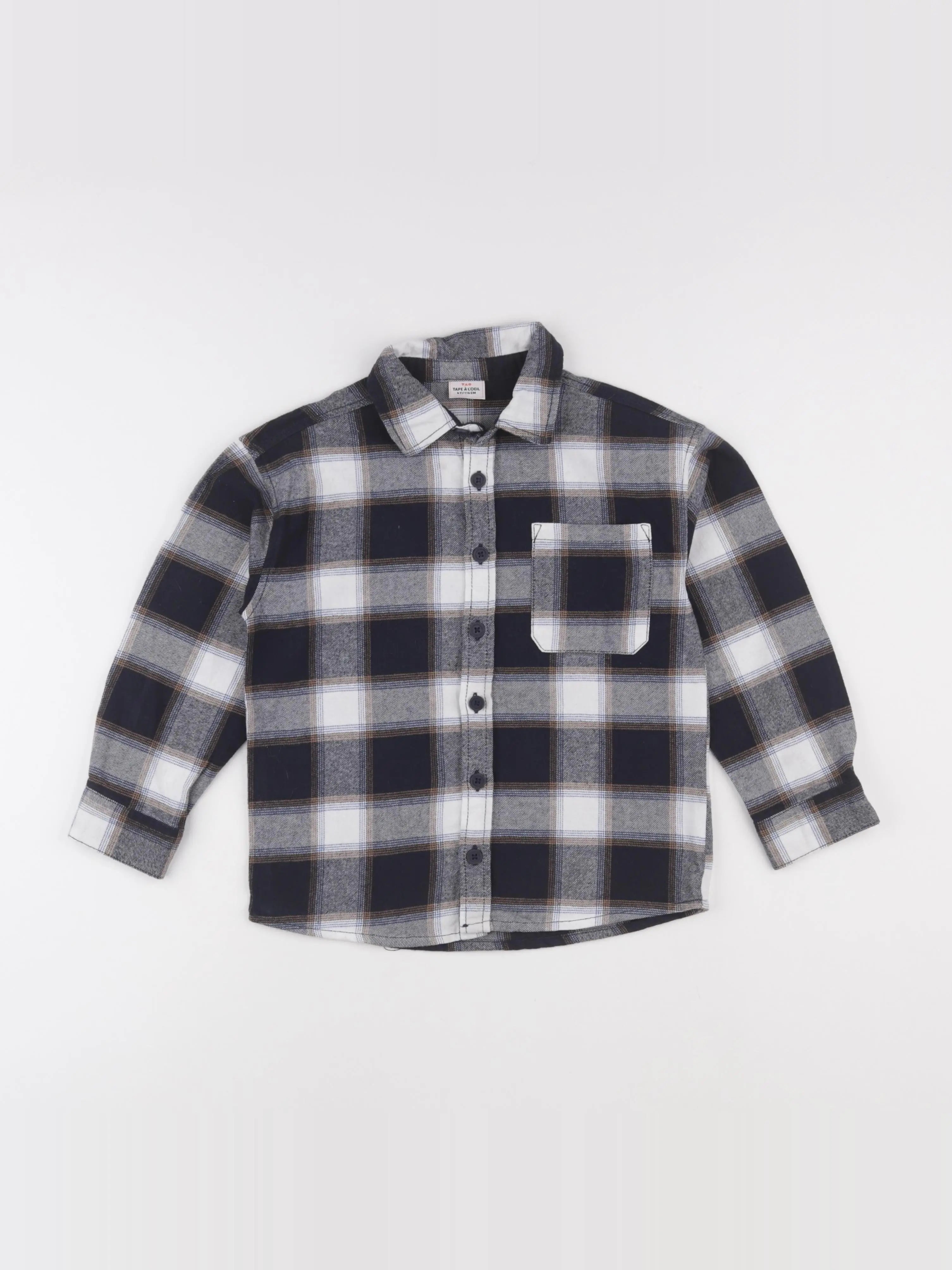 Tape à l'oeil - chemise bleu - 6 ans