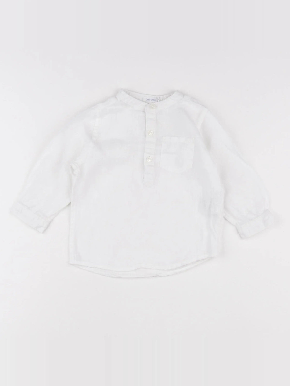 Boutchou - chemise blanc - 12 mois