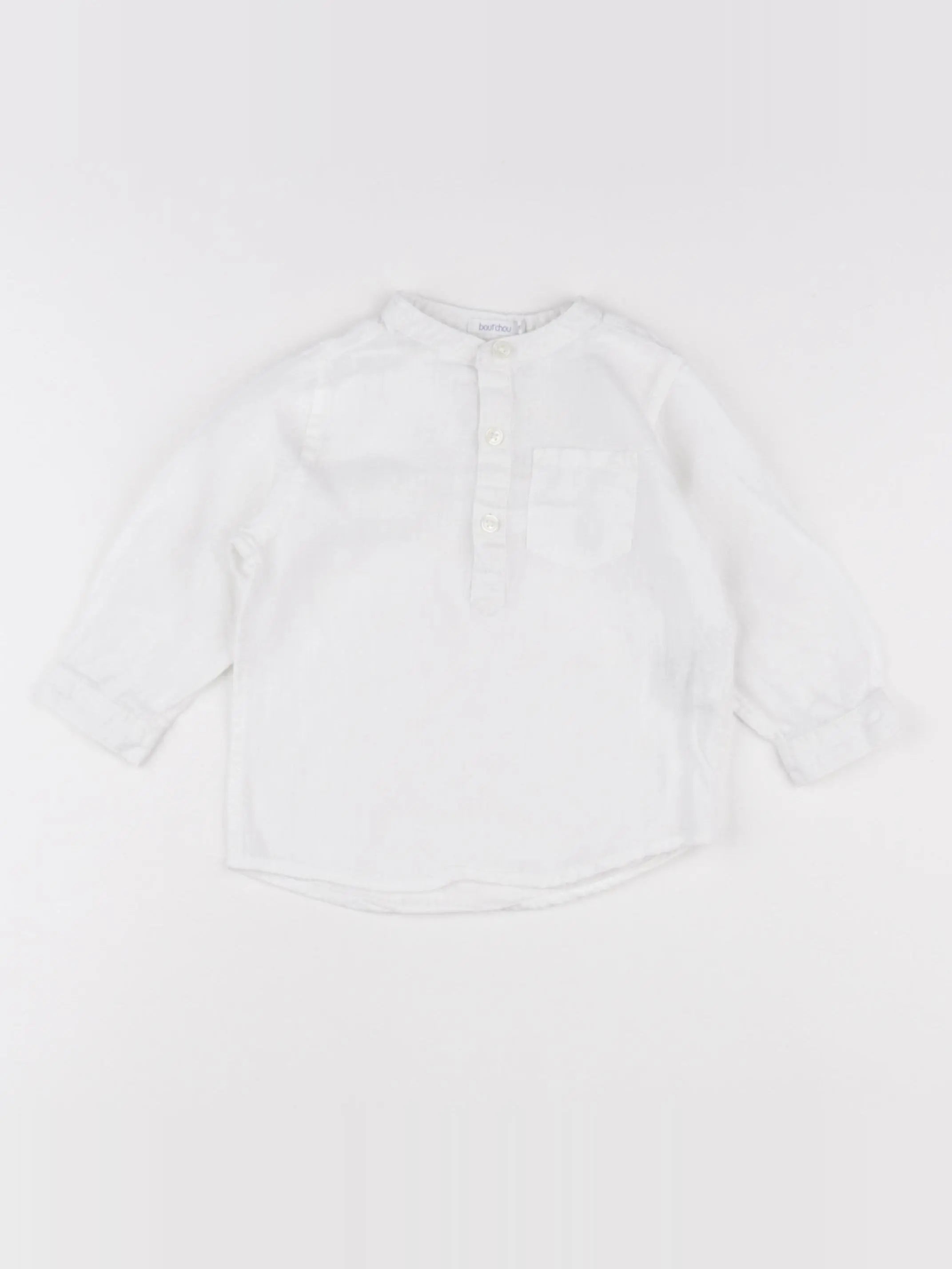 Boutchou - chemise blanc - 12 mois