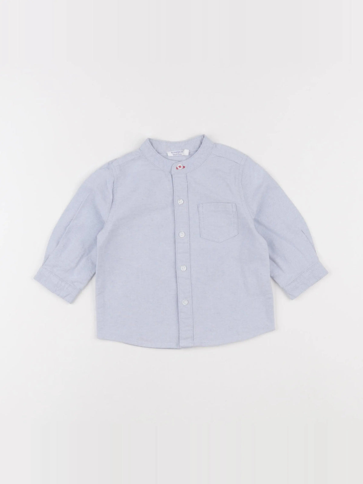 Boutchou - chemise bleu - 9 mois