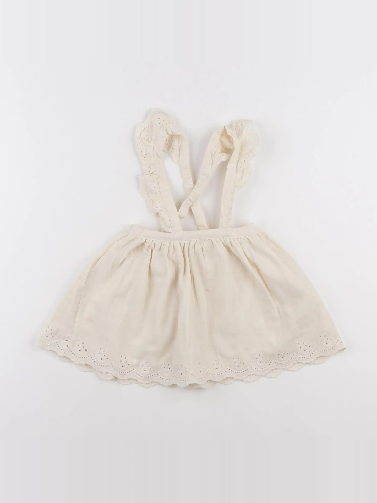Vertbaudet - robe beige - 18 mois
