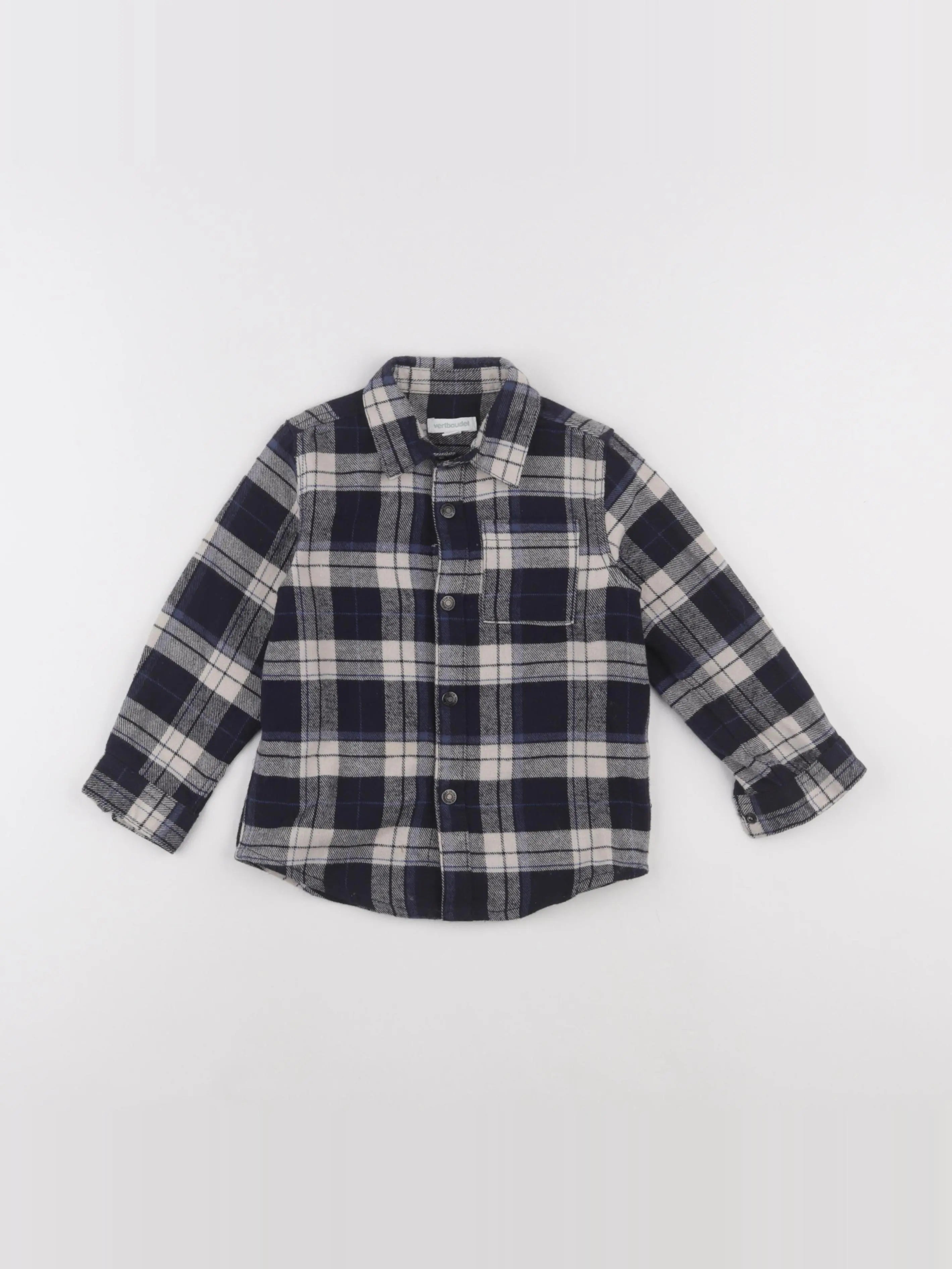 Vertbaudet - chemise bleu - 3 ans