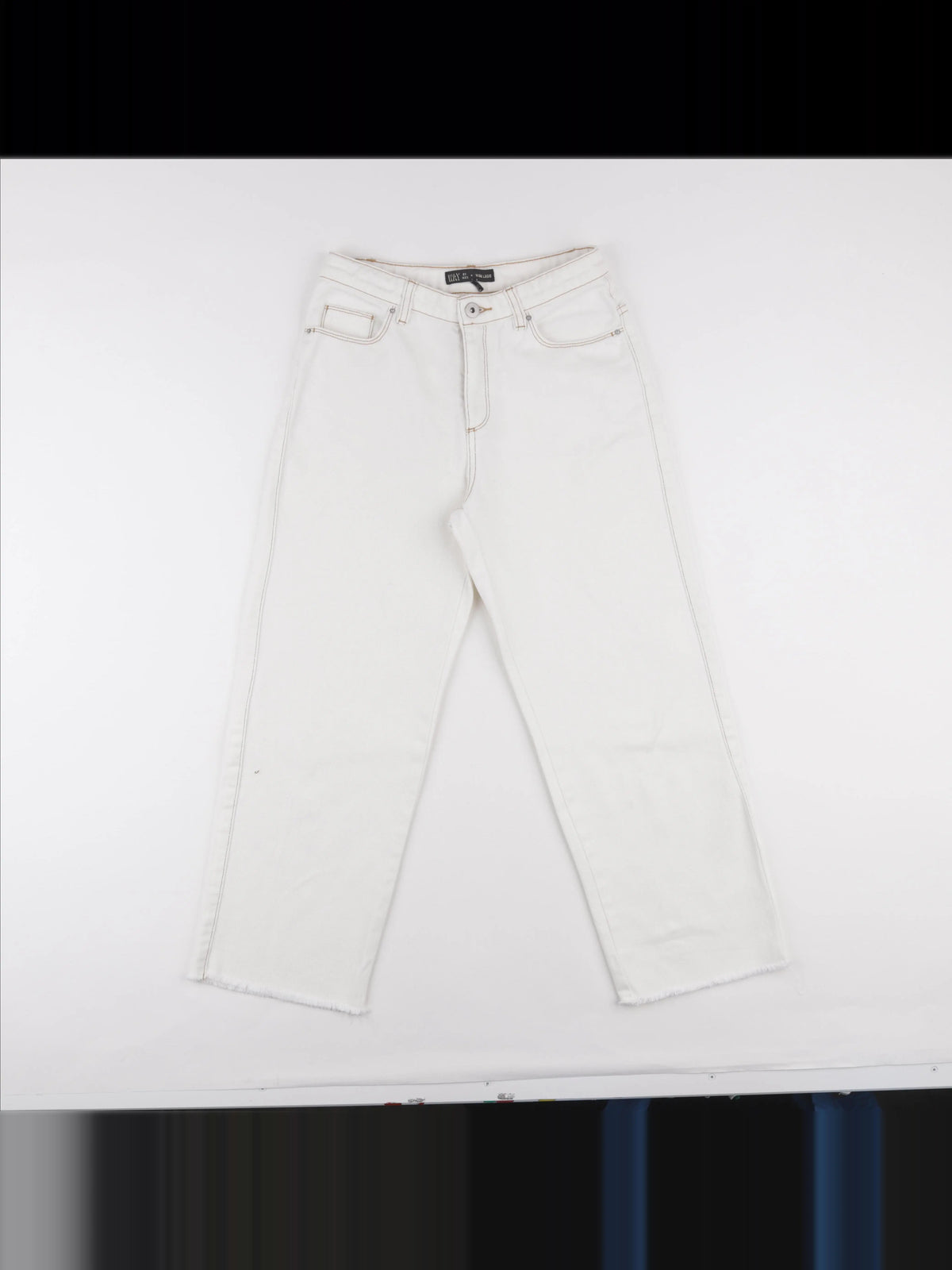 IKKS - jean blanc - 12 ans