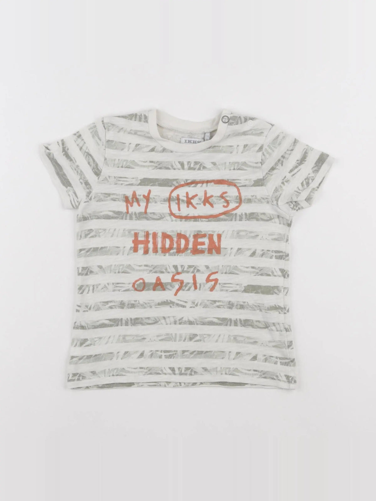 IKKS - tee-shirt blanc - 2 ans