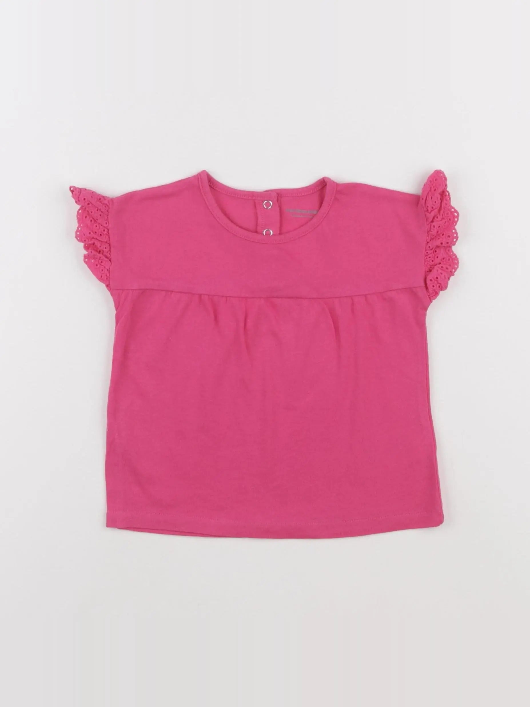Vertbaudet - tee-shirt rose - 18 mois