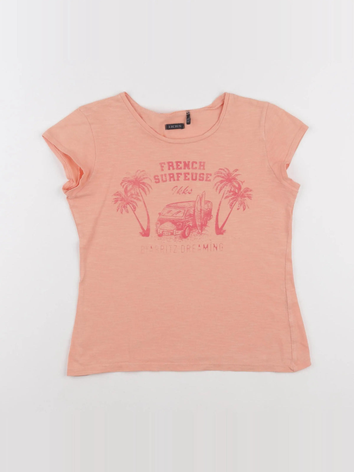 IKKS - tee-shirt orange - 10 ans