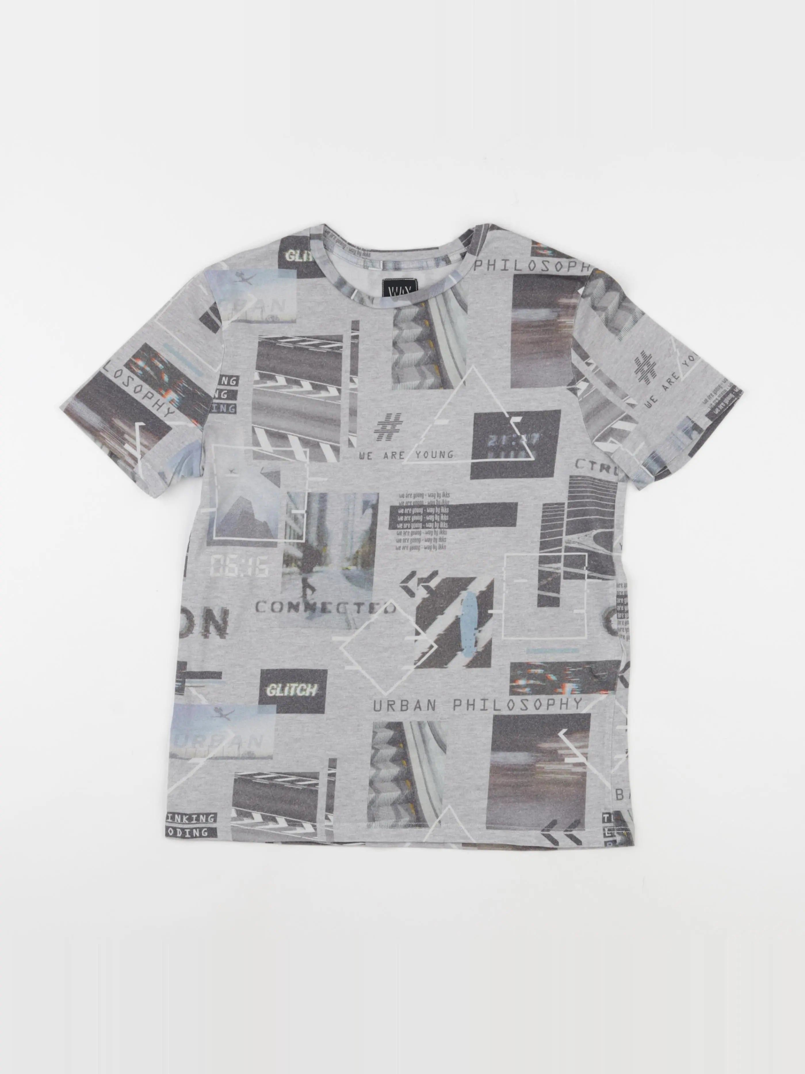 IKKS - tee-shirt gris - 12 ans