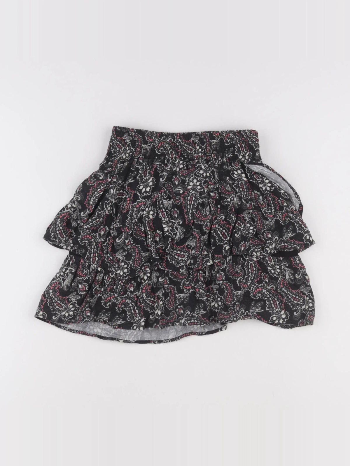 IKKS - jupe noir, rose - 8 ans