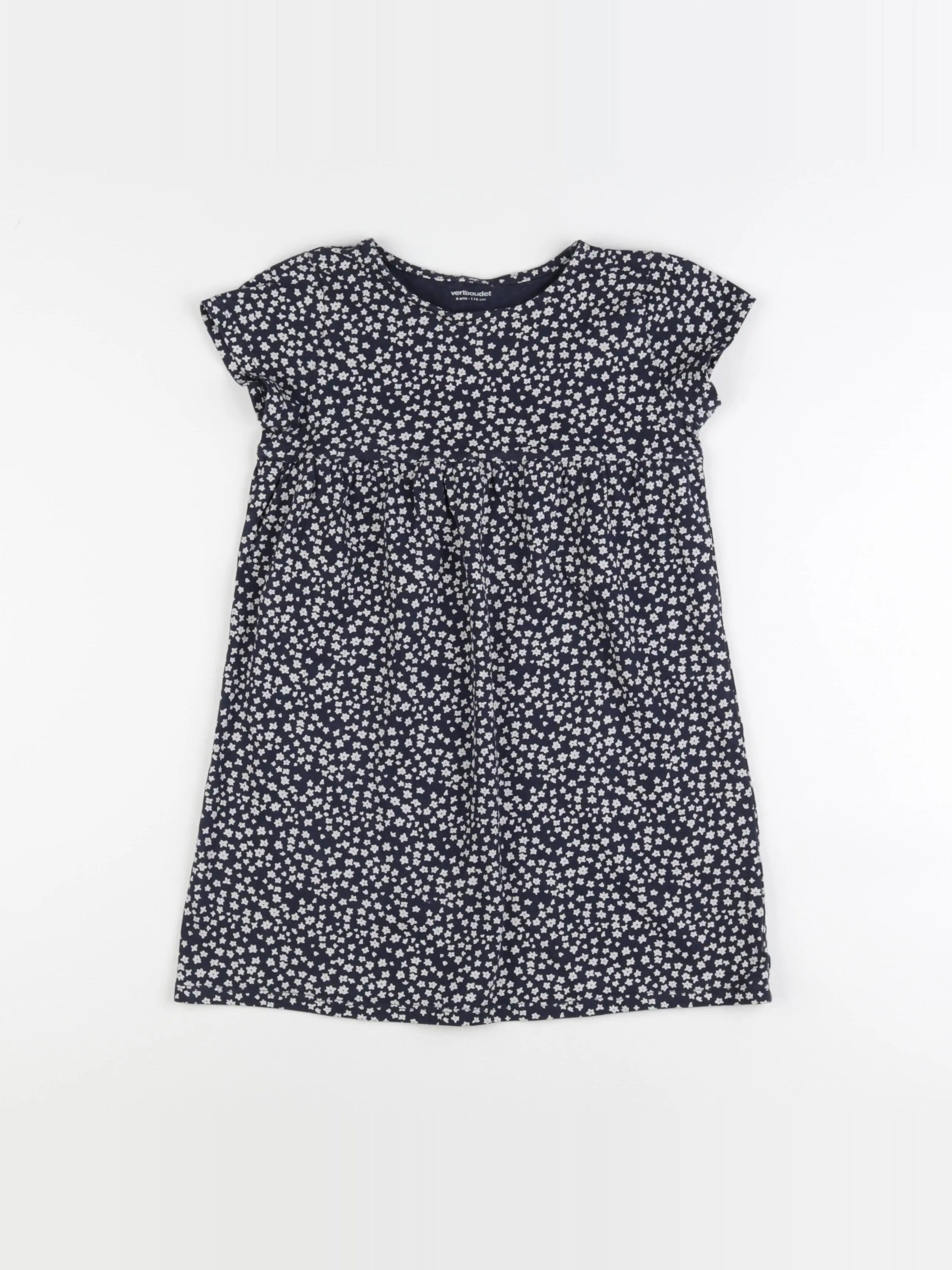 Vertbaudet - robe bleu - 6 ans
