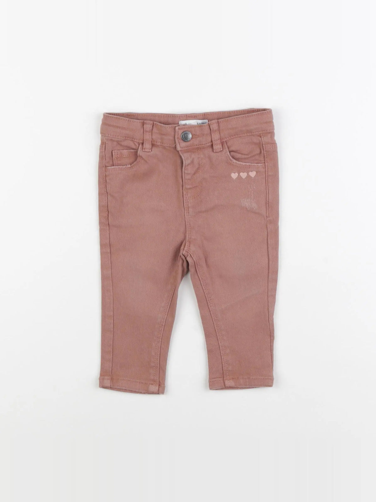 Vertbaudet - pantalon rose - 6 mois