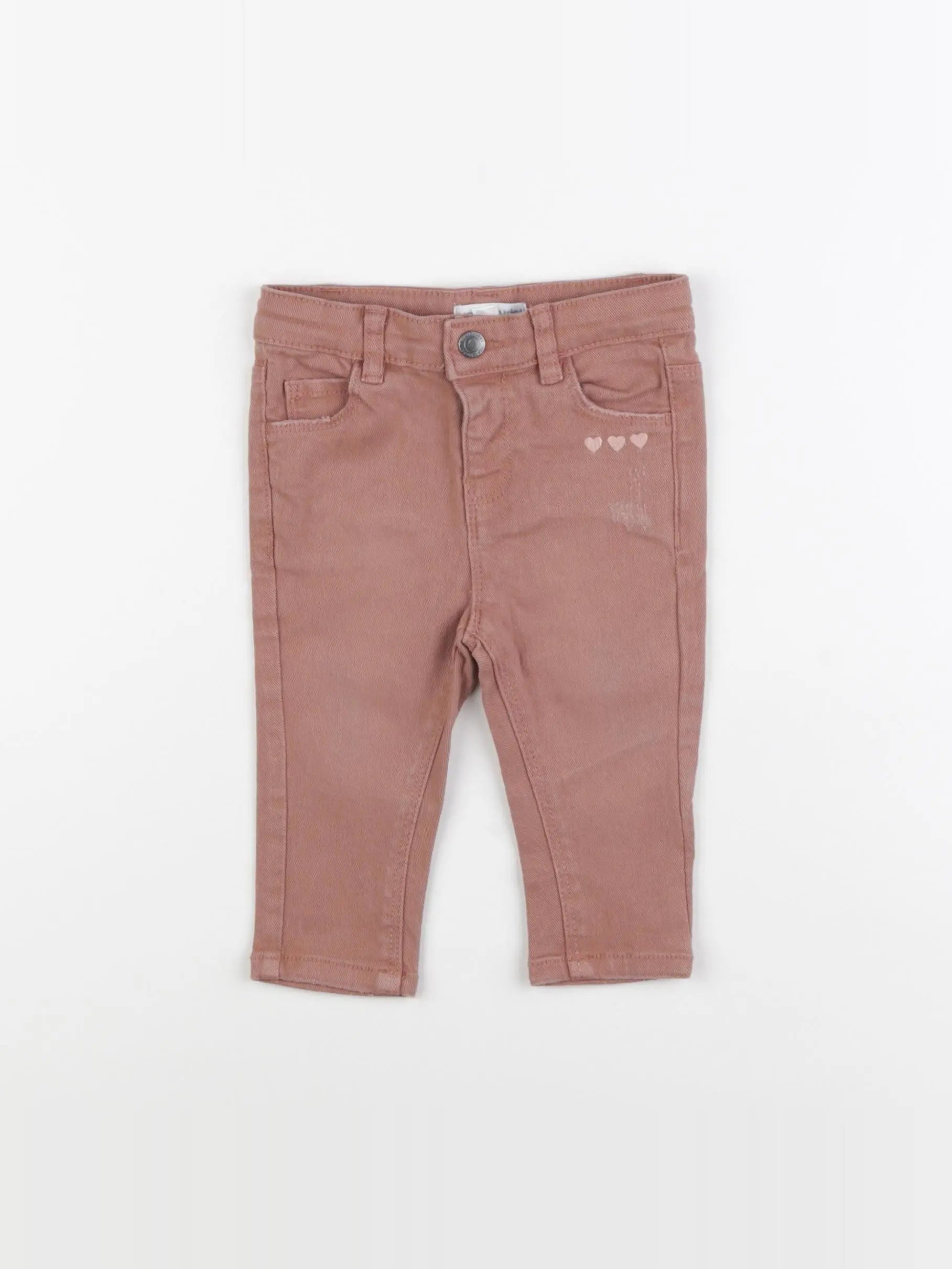 Vertbaudet - pantalon rose - 6 mois