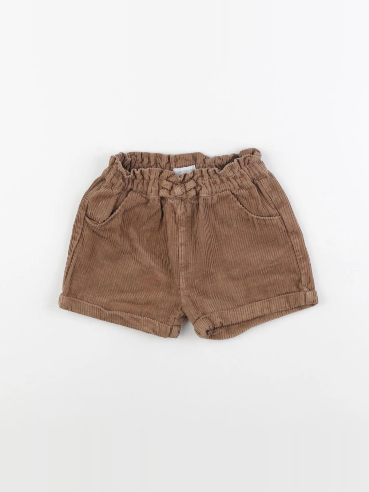 Vertbaudet - short marron - 24 mois