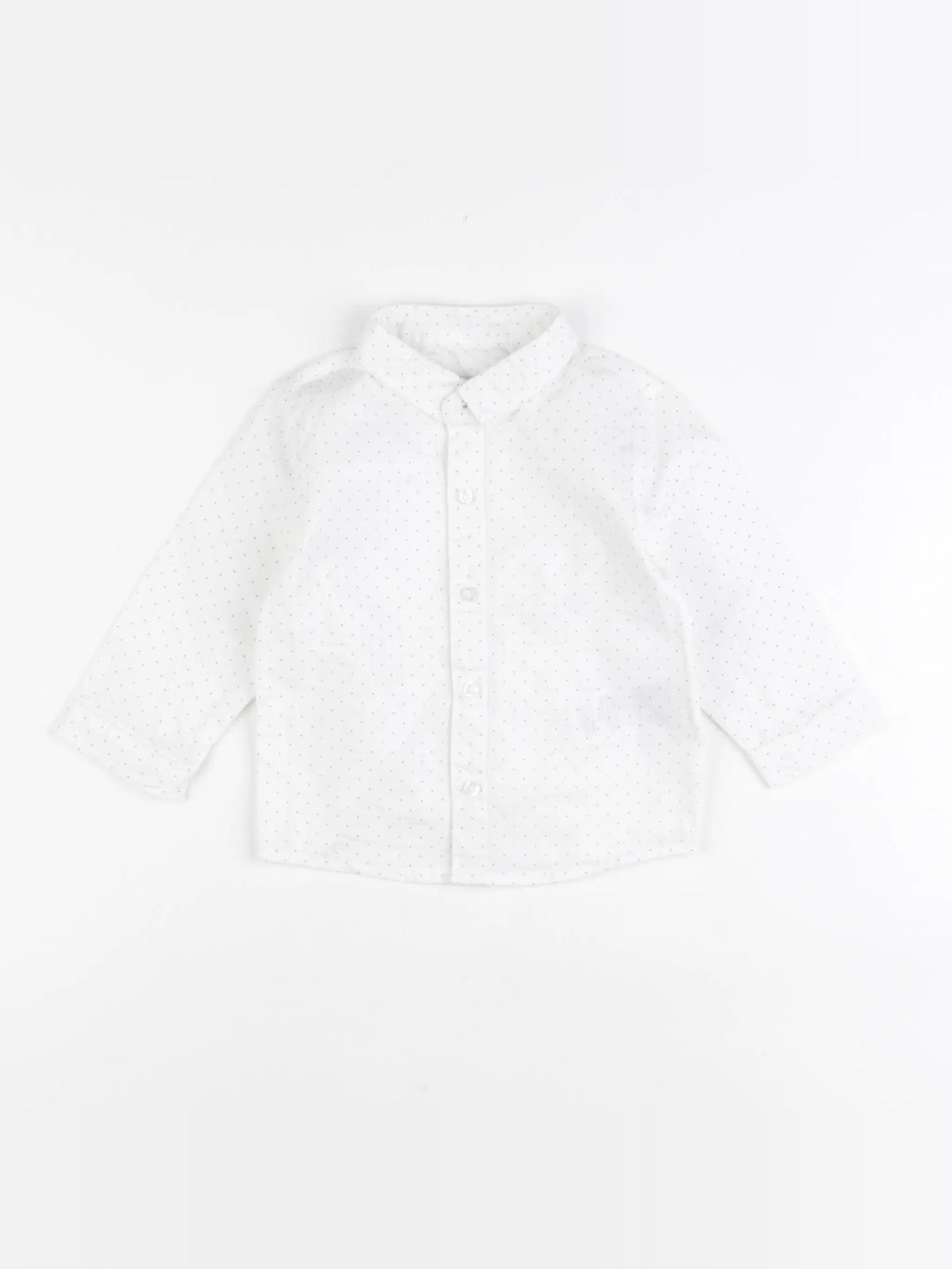 Vertbaudet - chemise blanc - 9 mois
