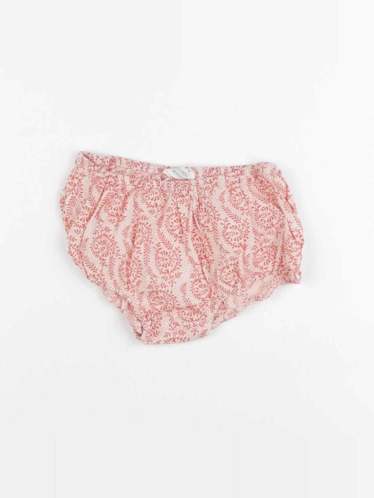 Boutchou - bloomer blanc, rouge - 24 mois