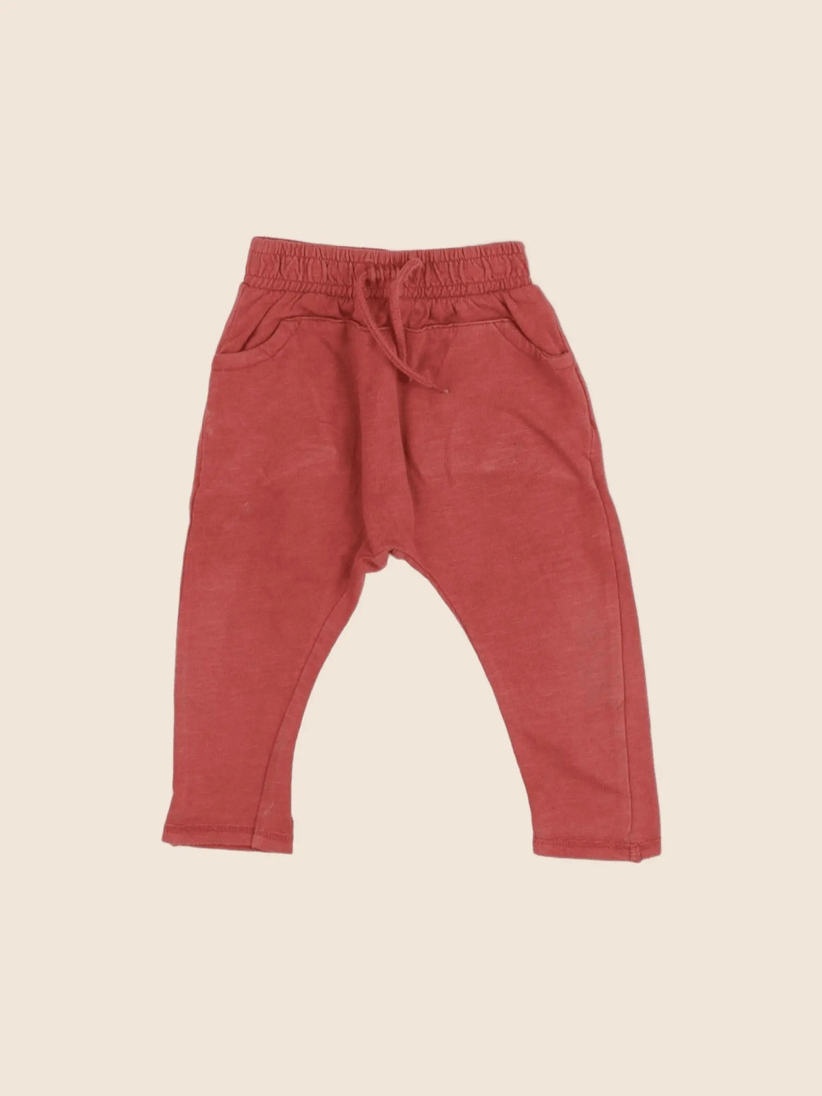Vertbaudet - jogging rouge - 6 mois