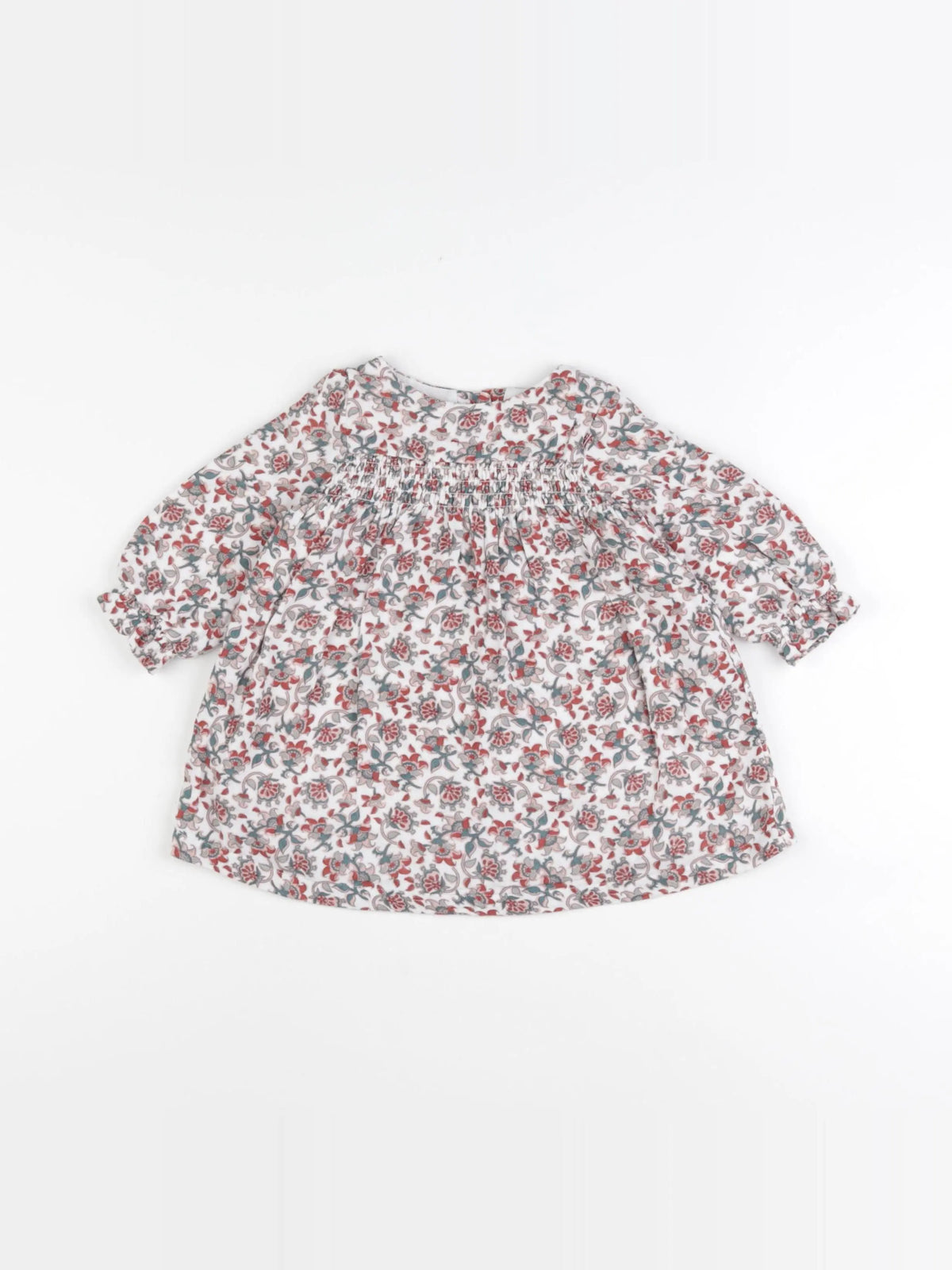 Vertbaudet - robe multicolore - 6 mois